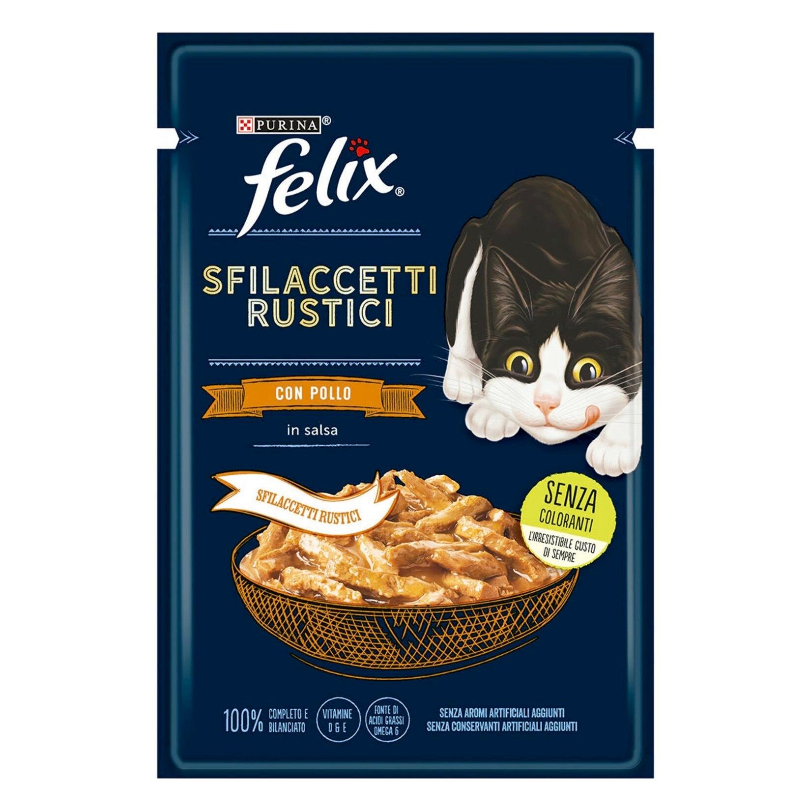 Felix Lezzetli Dilimler Yaş Mama Tavuklu 80G