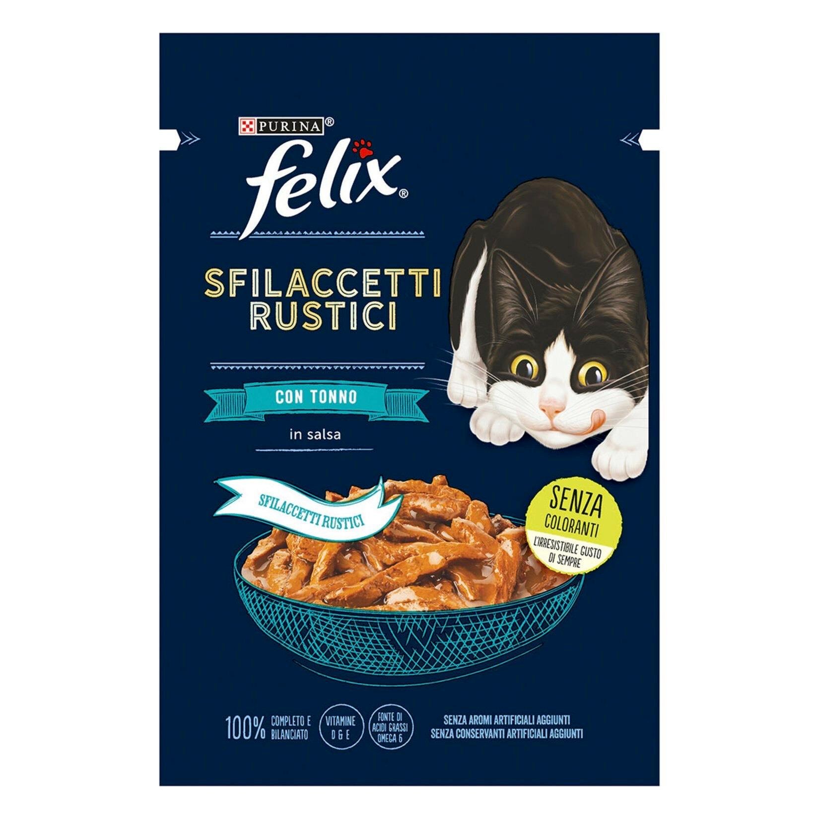 Felix Lezzetli Dilimler Yaş Mama Ton Balıklı 80G