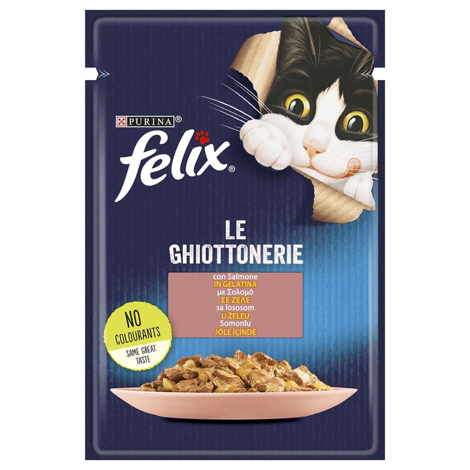Felix Somonlu Yaş Kedi Maması 85g Pouch