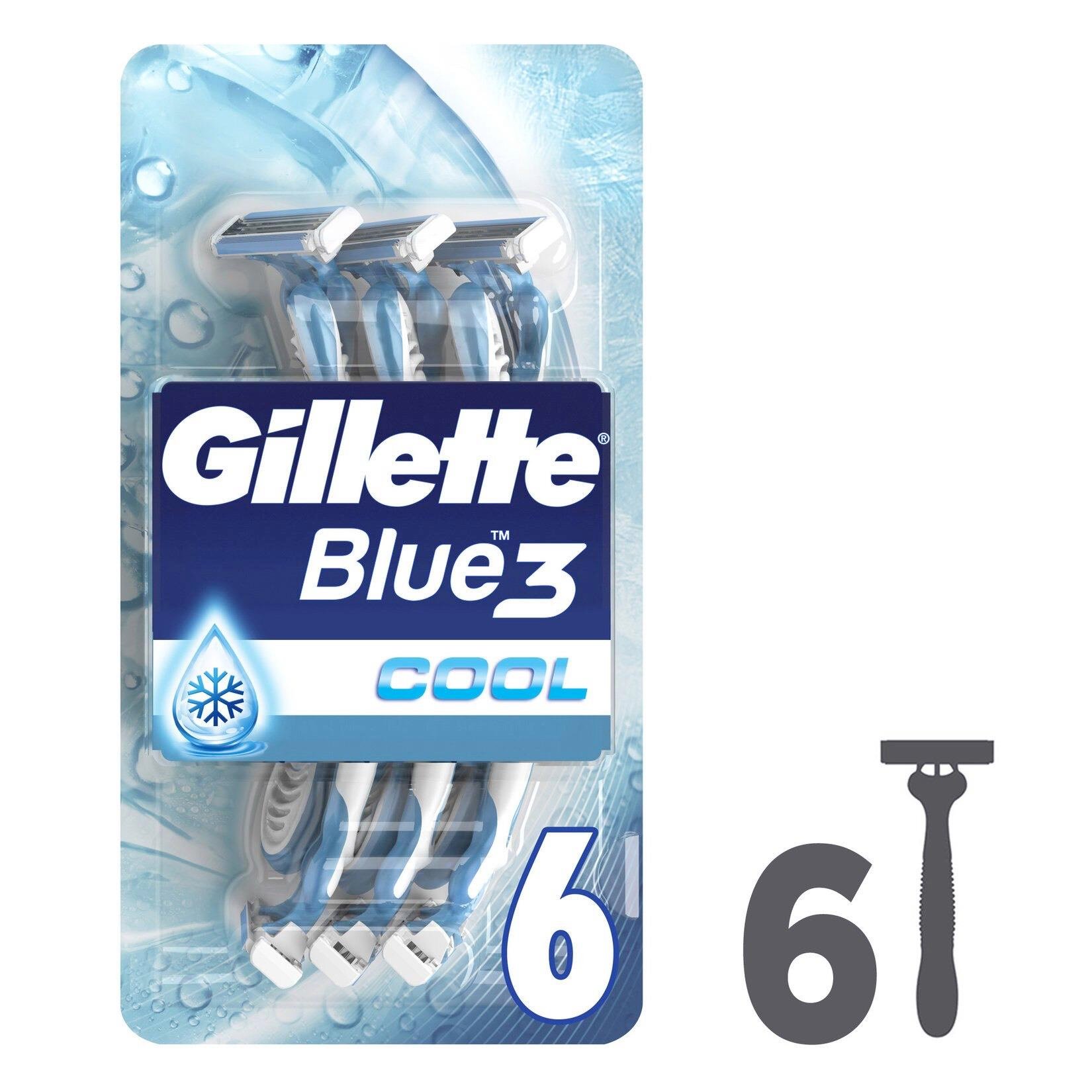 Gillette Blue3 Plus Cool Kullan At Tıraş Bıçağı 6 Adet