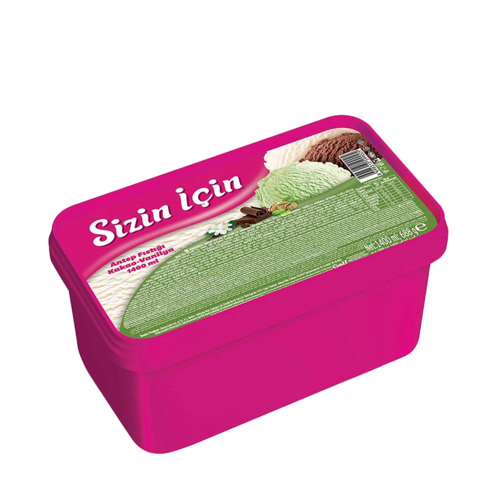 Golf Sizin İçin Antep Fıstığı - Kakao - Vanilya 1400 Ml