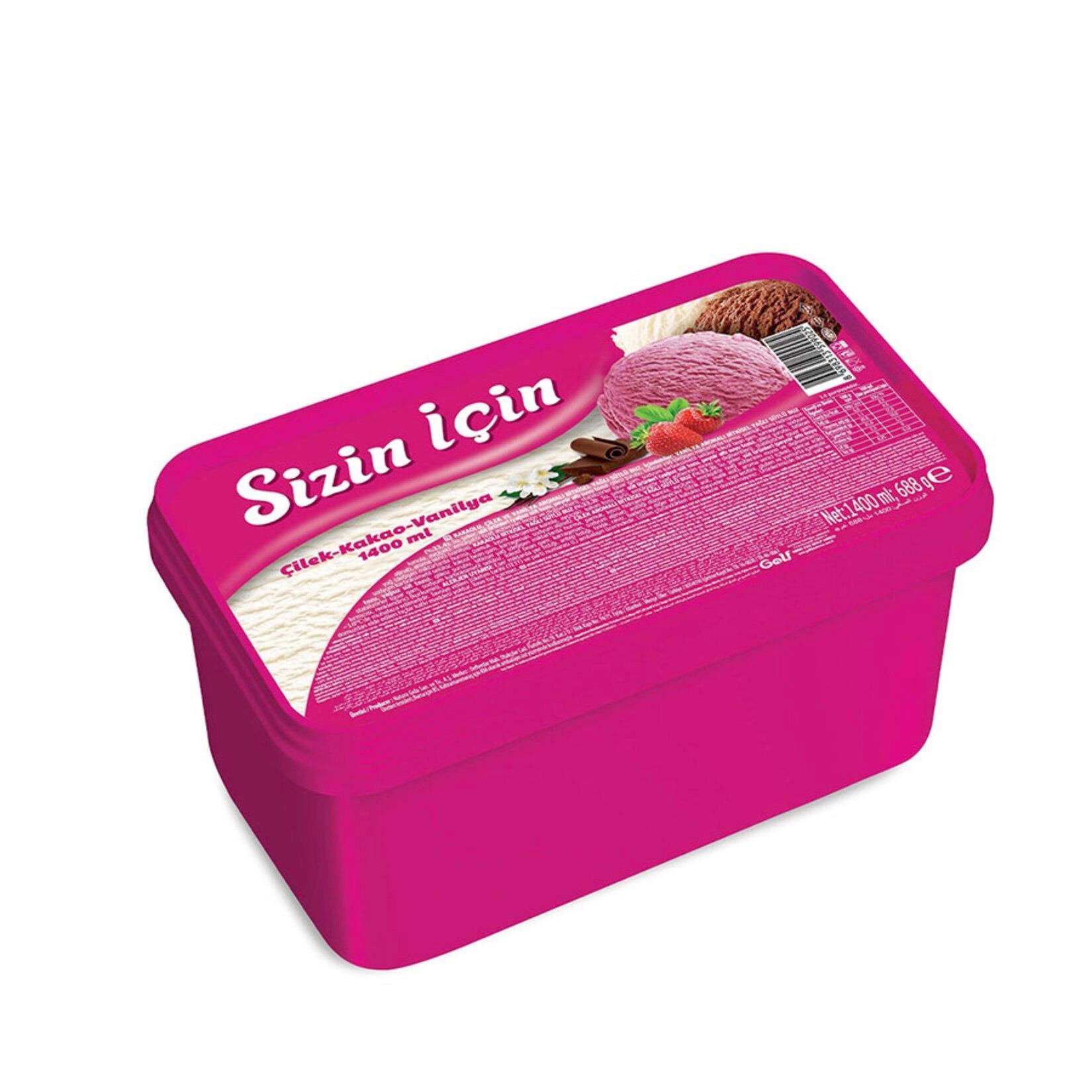 Golf Sizin İçin Çilek - Kakao - Vanilya 1400 Ml