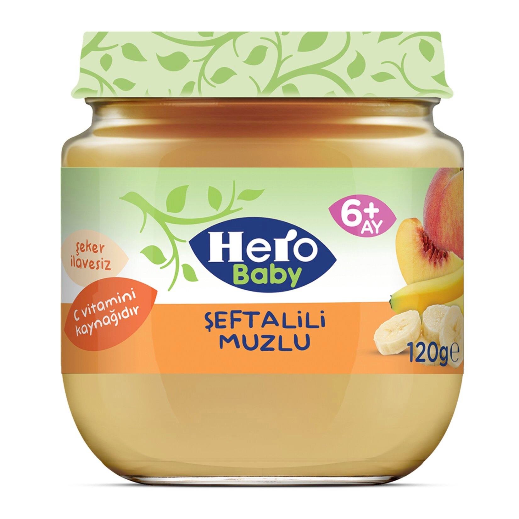 Hero Baby Şeftali Muzlu 120Gr