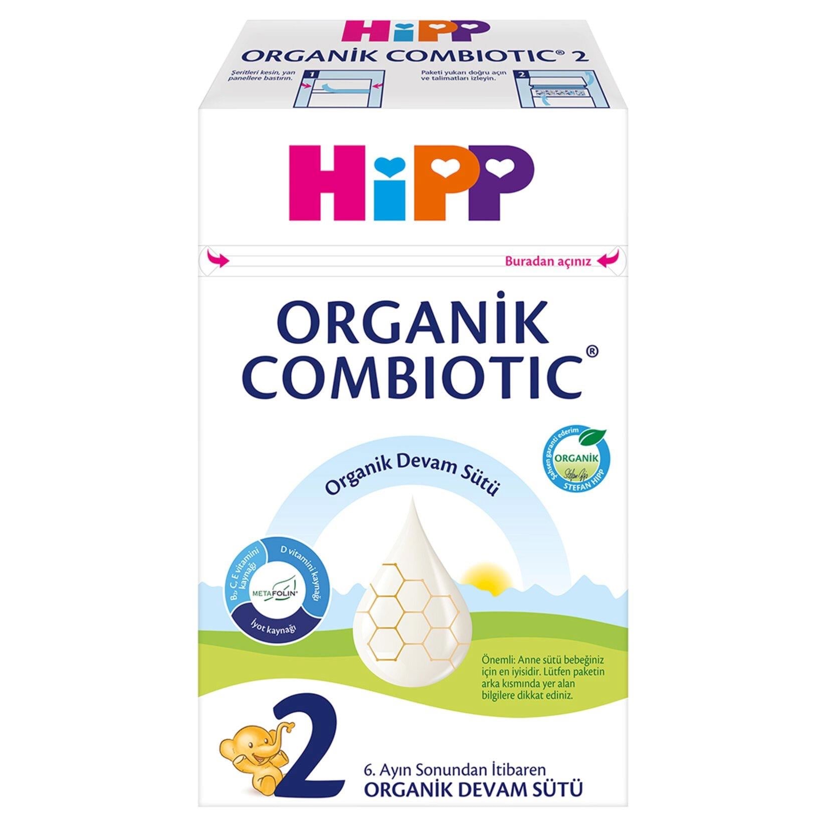 Hipp 2 Organik Combiotic Devam Sütü 600G