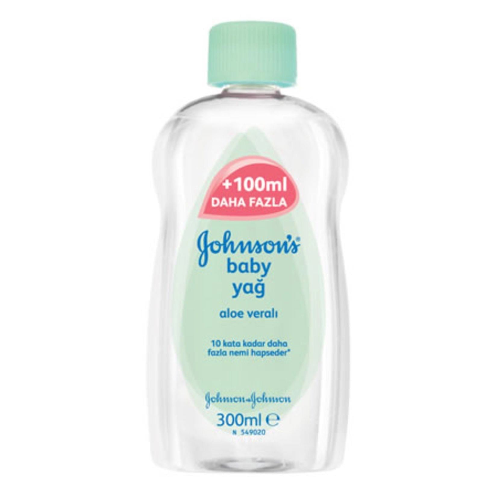 Johnson's Aloe Veralı Bebek Yağı 300 Ml