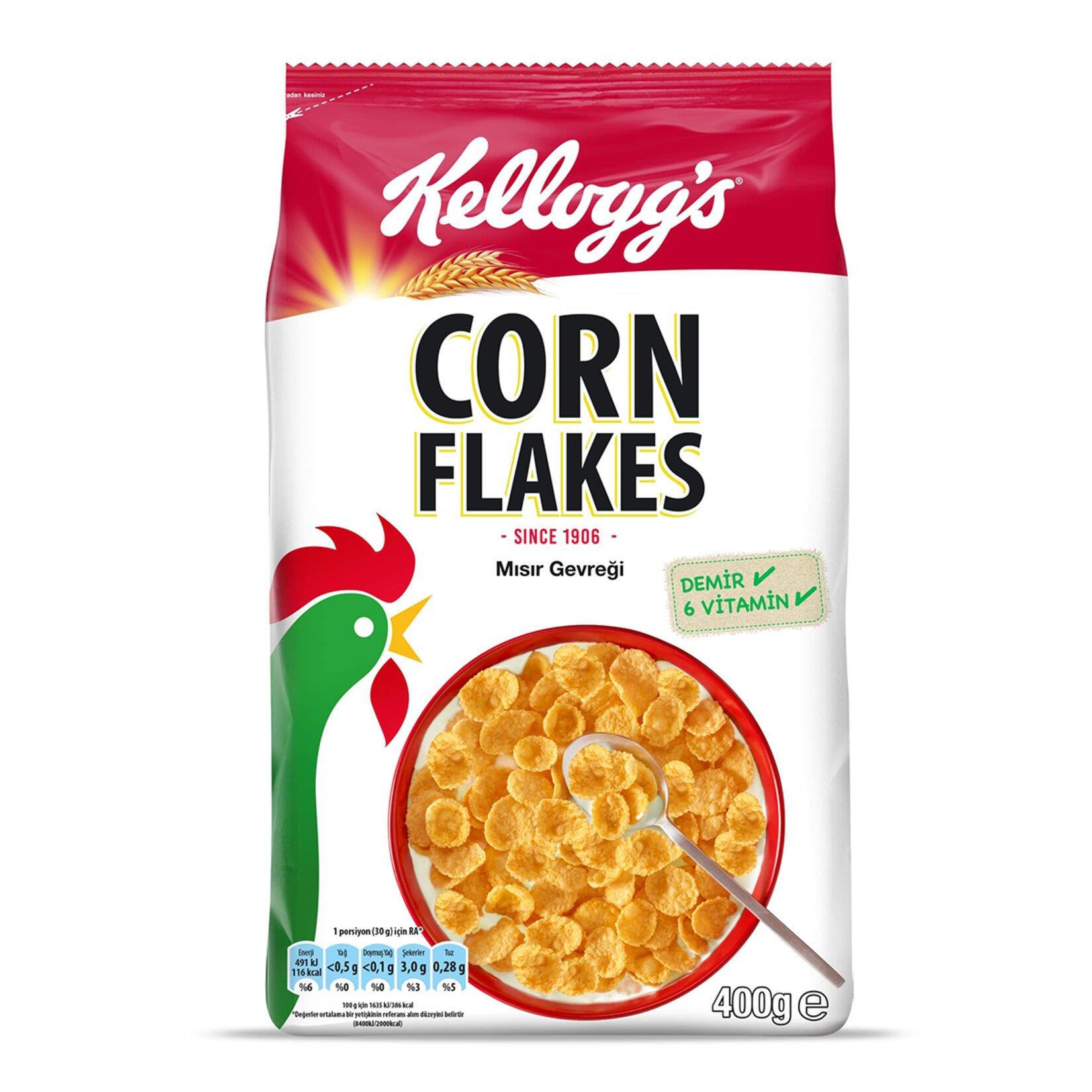 Kellogg's Corn Flakes Mısır Gevreği 400 G