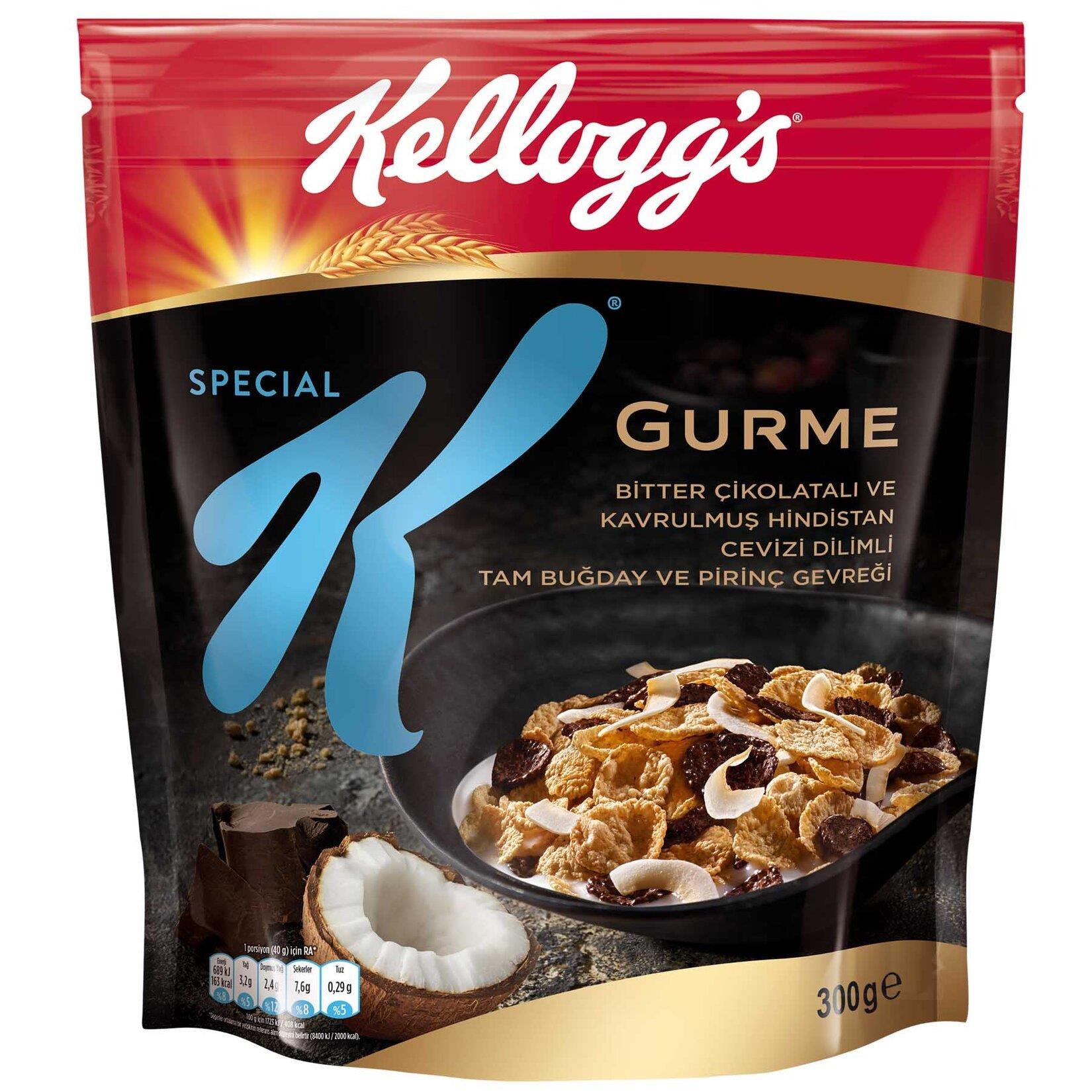 Kellogg's Special K Bitter Çikolatalı ve Kavrulmuş Hindistan Cevizi Dilimli Tam Buğday ve Pirinç Gevreği 300