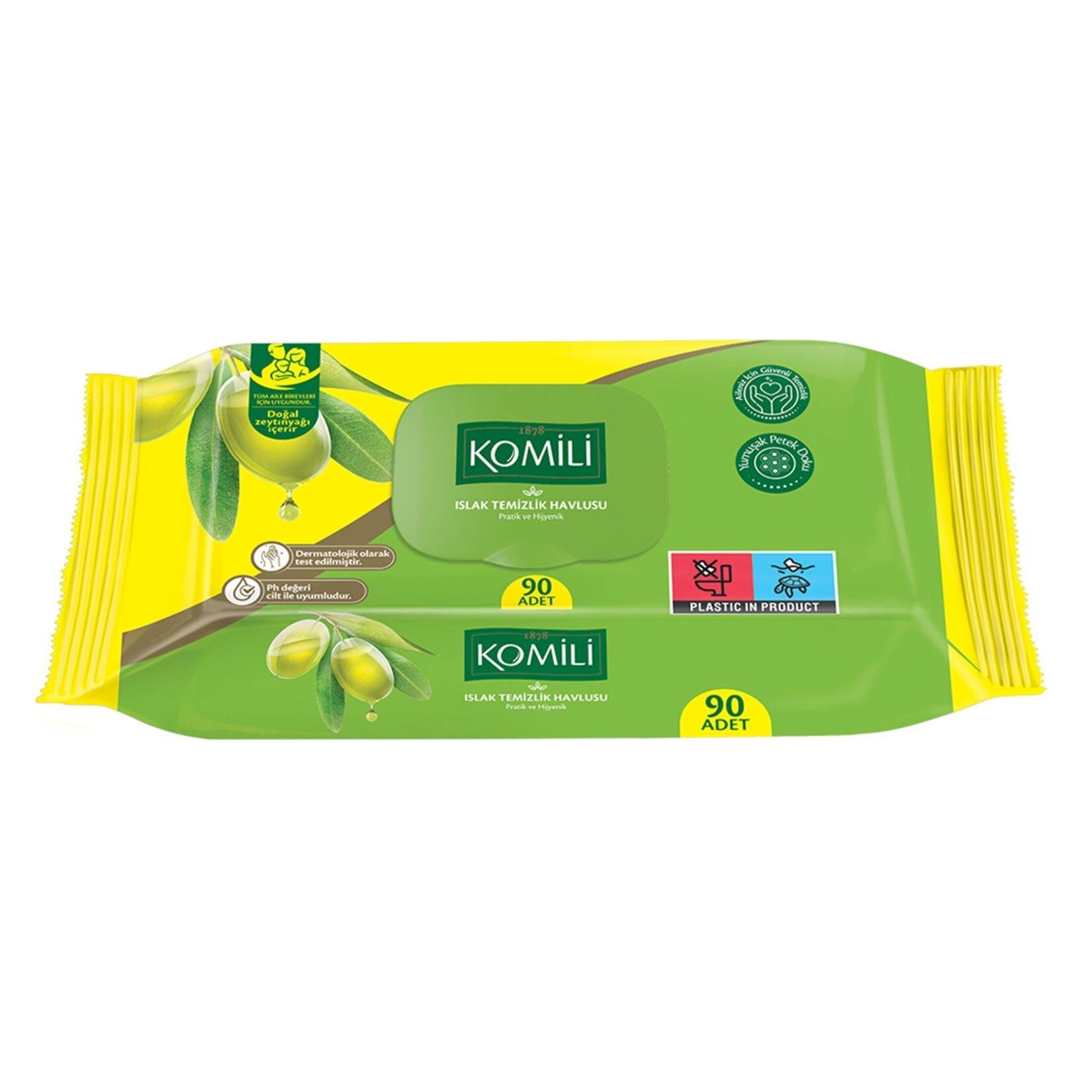 Komili Islak Temizlik Havlusu 90'lı