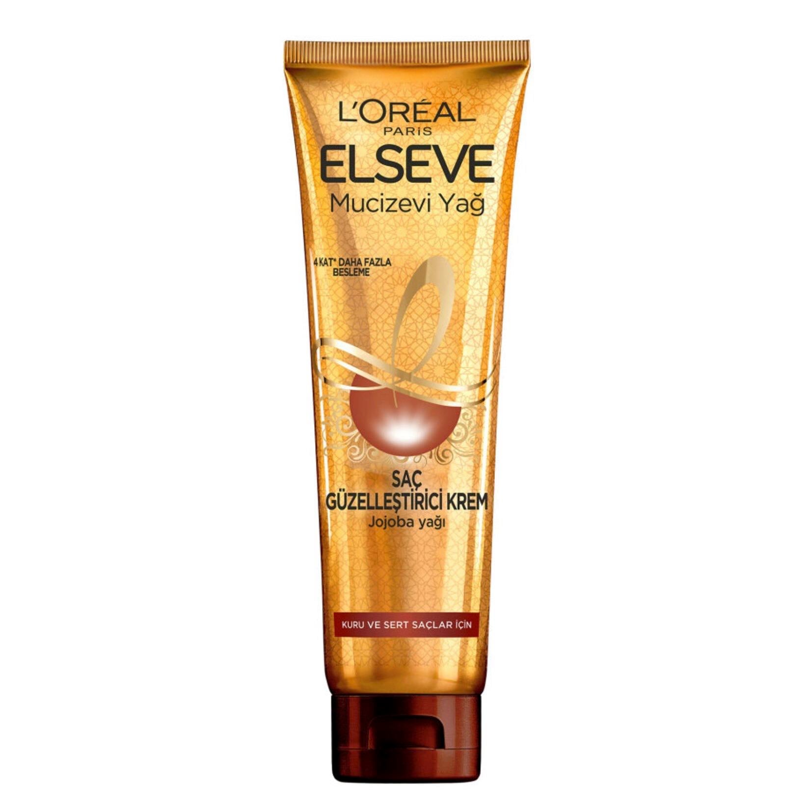 L'Oréal Paris Elseve Mucizevi Yağ Saç Güzelleştirici Krem 150 Ml - Kuru ve Sert Saçlar