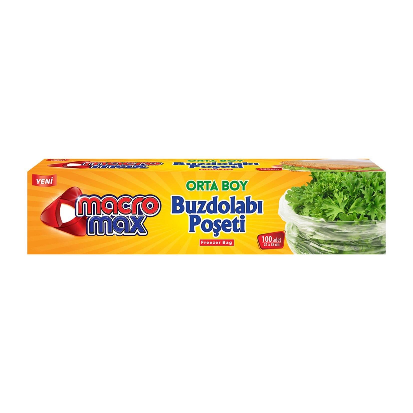 Macromax Buzdolabı Poşeti Orta Boy 100'lü