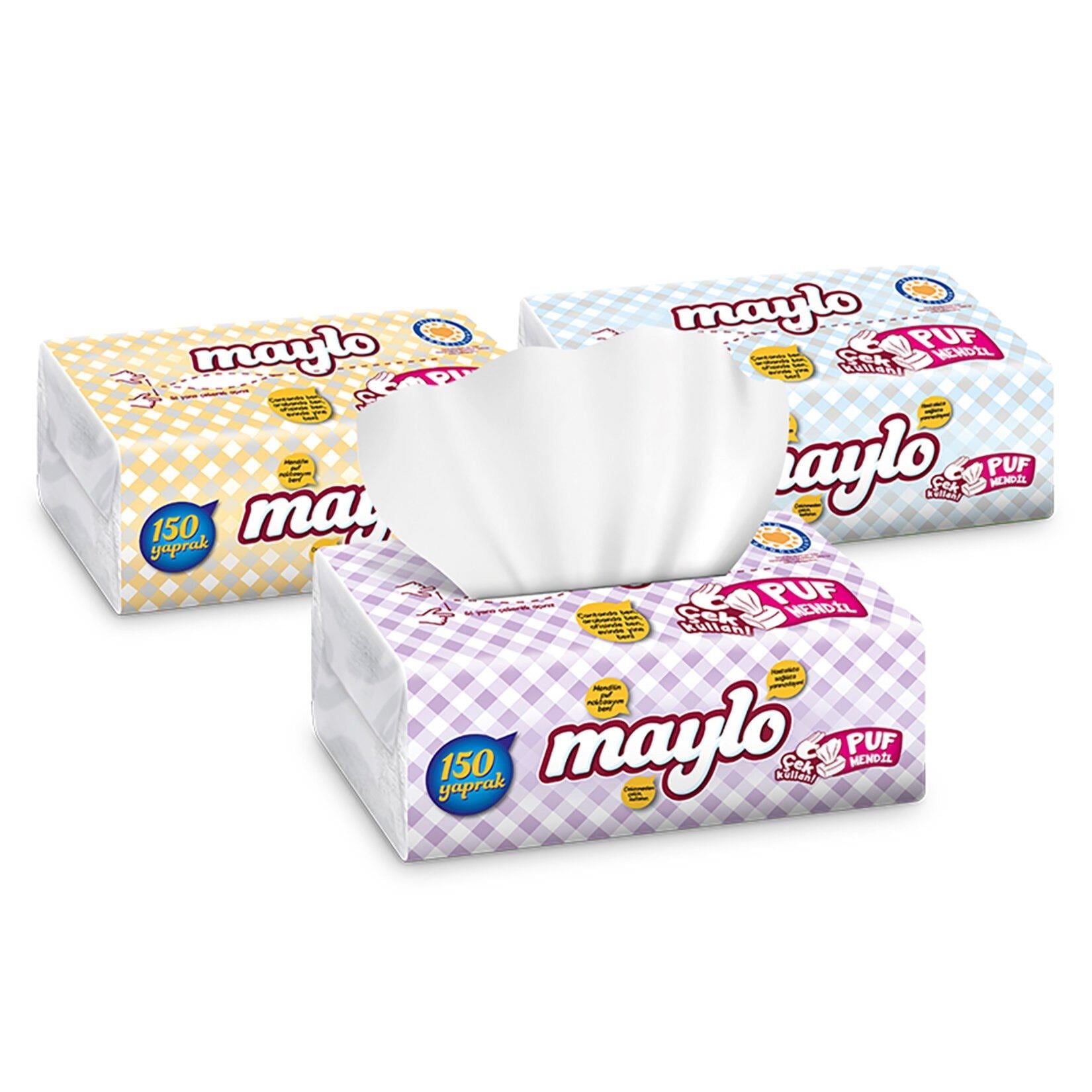 Maylo Puf Mendil 150'li