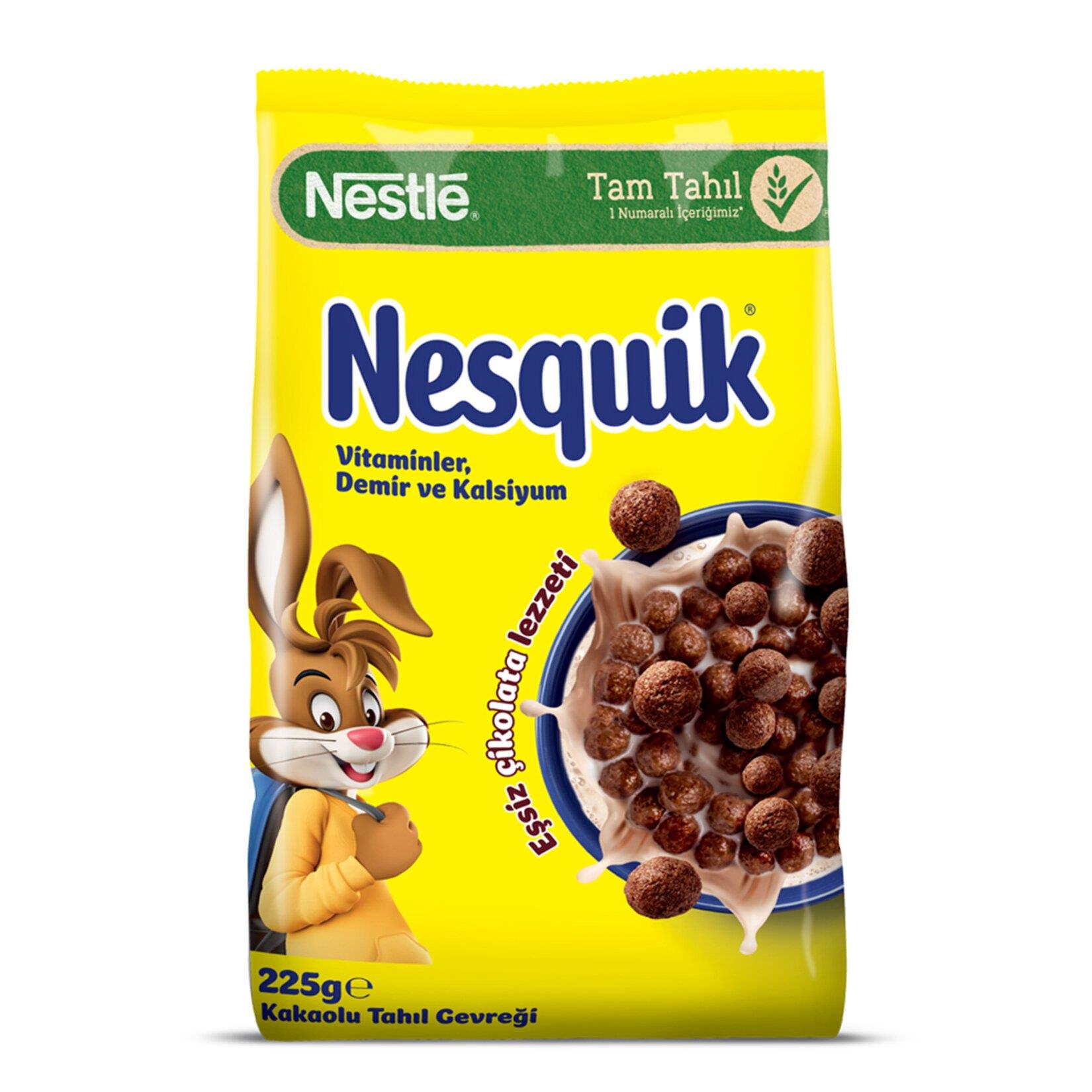 Nestlé Nesquik Kakaolu Buğday ve Mısır Gevreği 225g