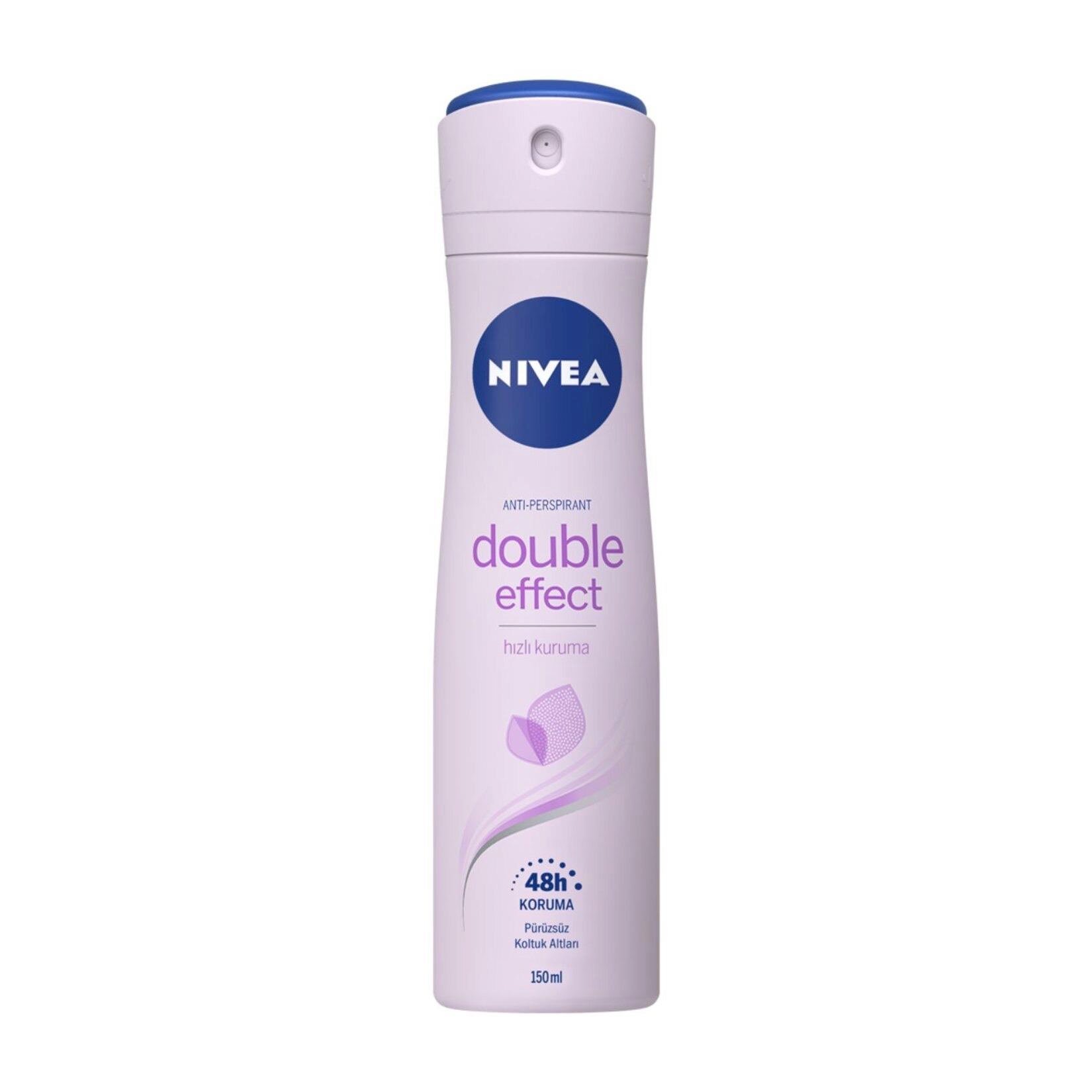 Nivea Double Effect Mor Düşler Sprey Deodorant Kadın 150 Ml