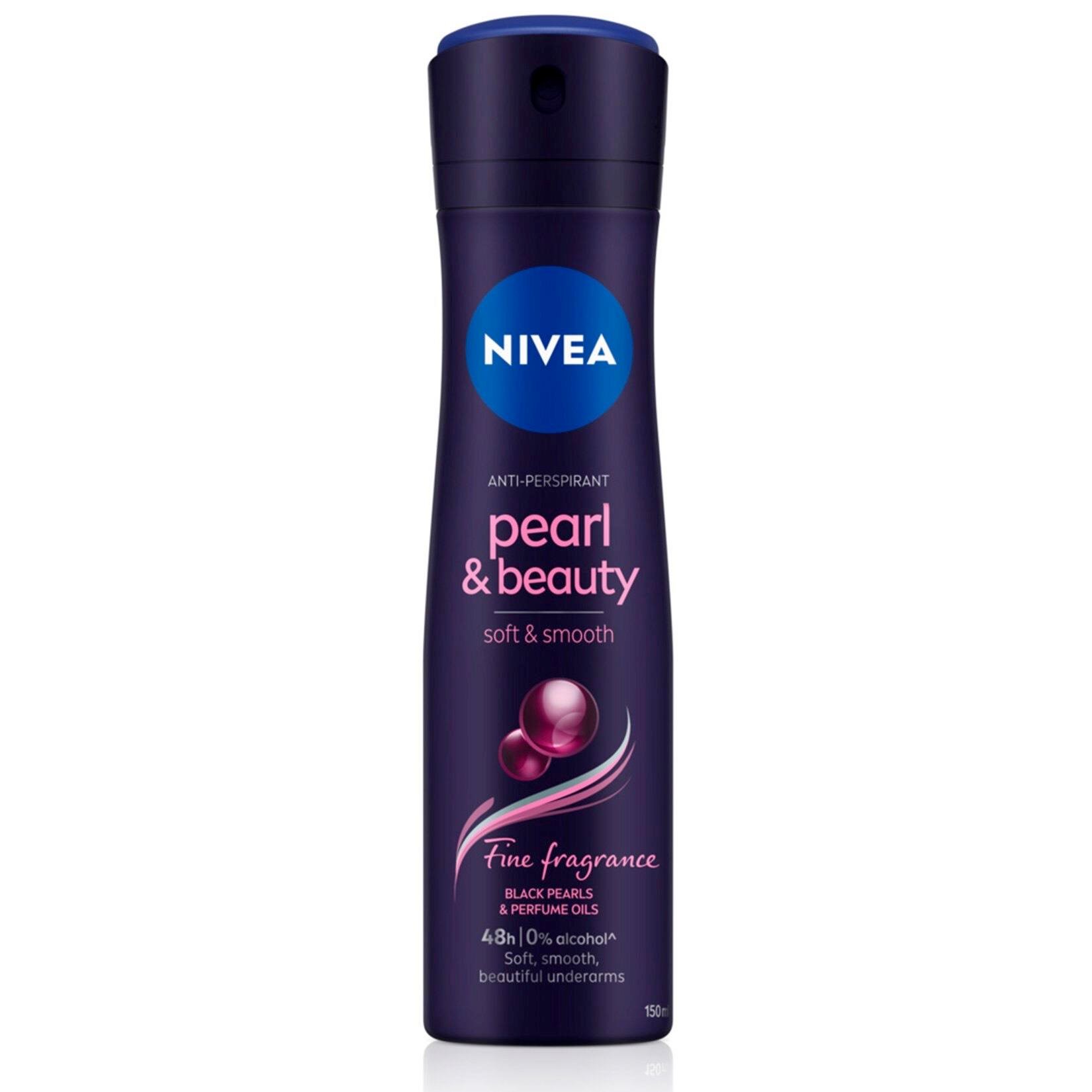 NIVEA Kadın Sprey Deodorant Pearl&Beauty, 48 Saat Anti-perspirant Koruma, 150ml