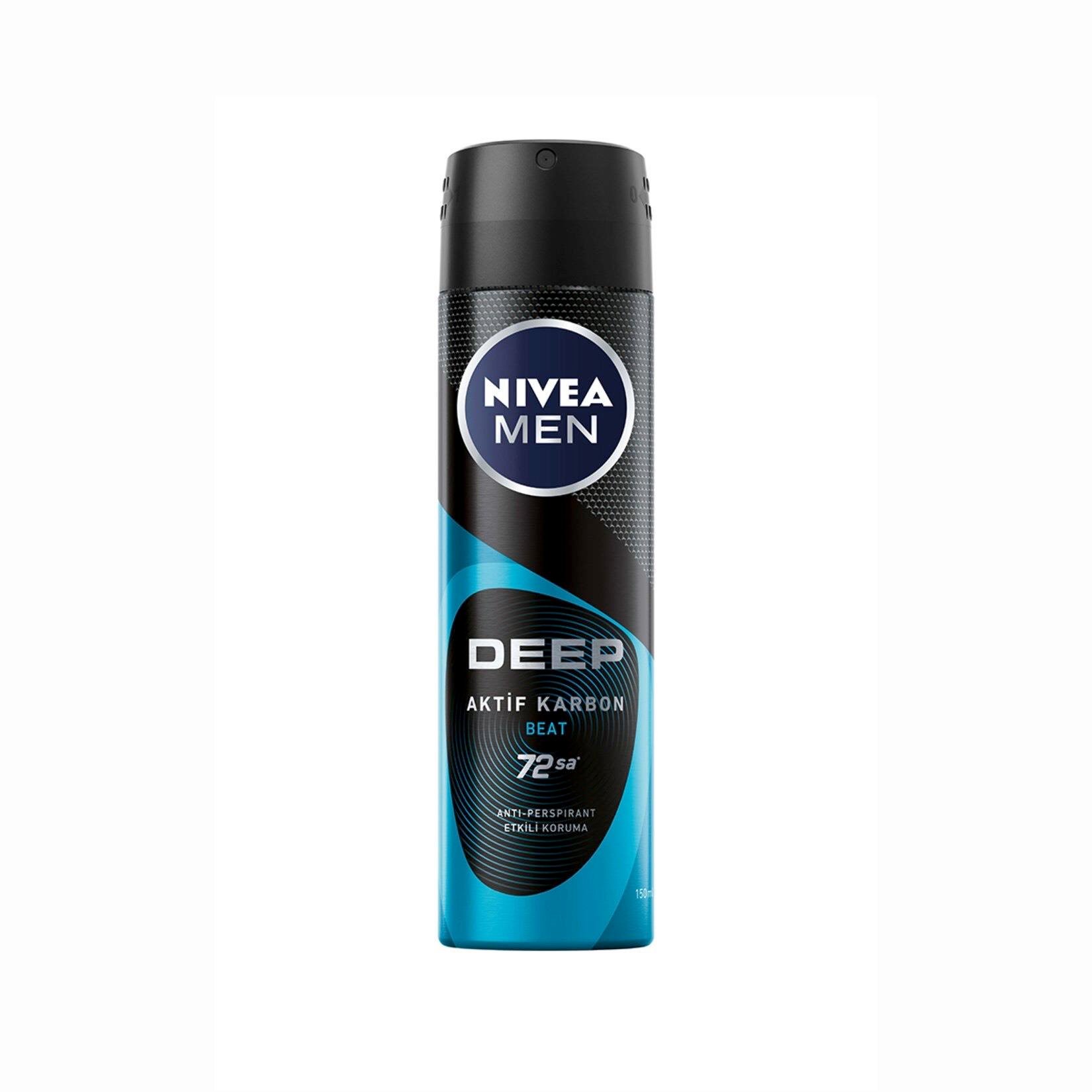 Nivea Men Deep Beat Sprey Deodorant 150 Ml