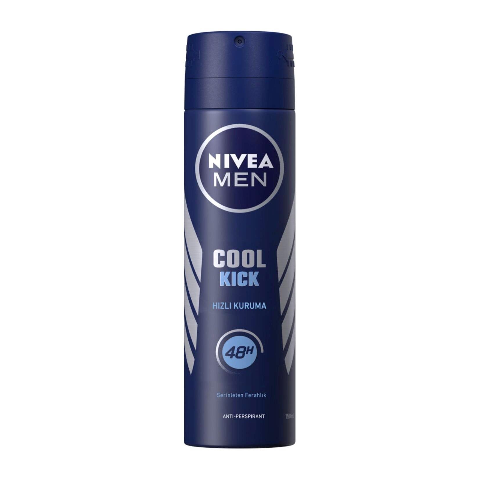 NIVEA Men Erkek Sprey Deodorant Cool Kick 48 Saat Anti-perspirant Koruma 150ml