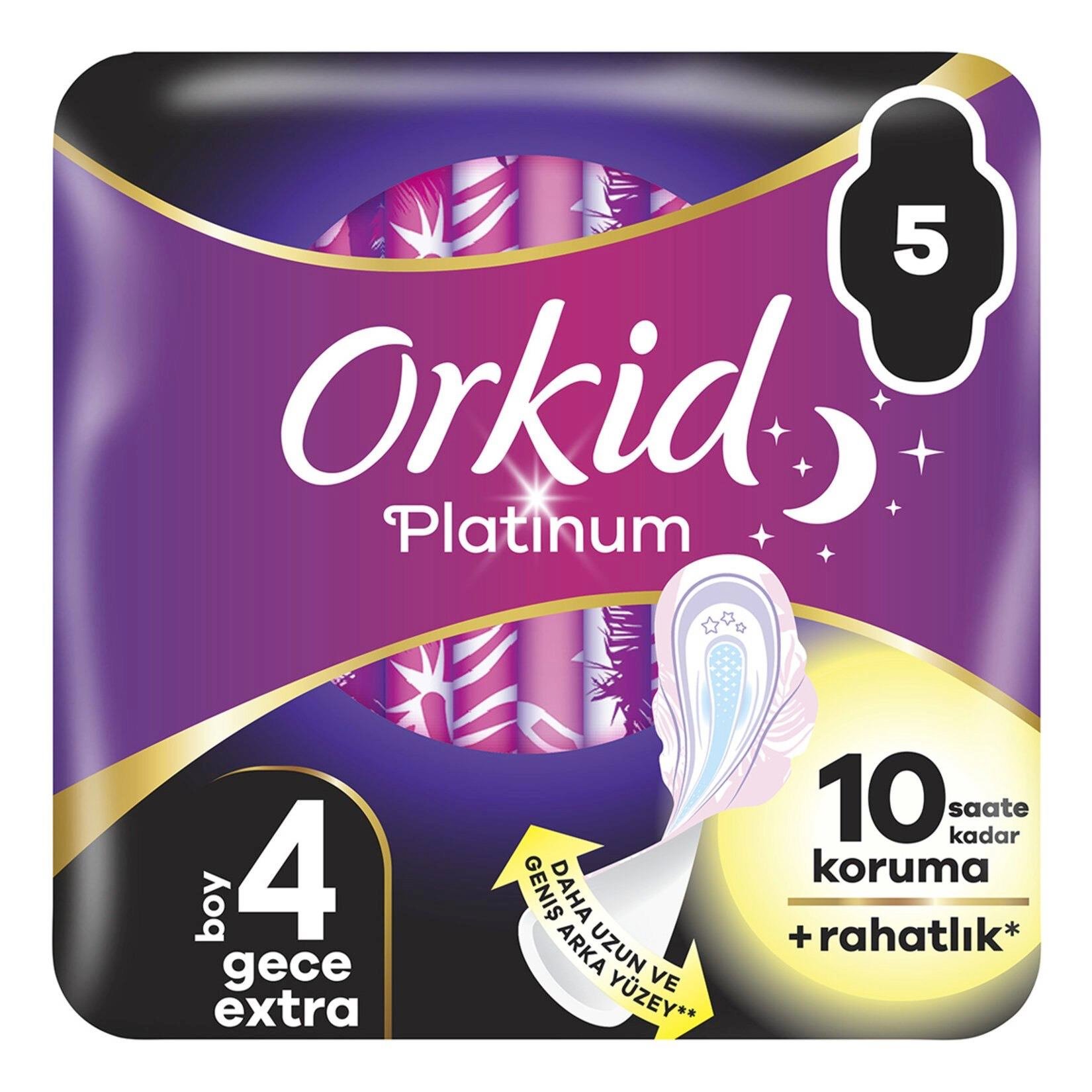 Orkid Platinum Tekli Paket Gece Ekstra 5'li