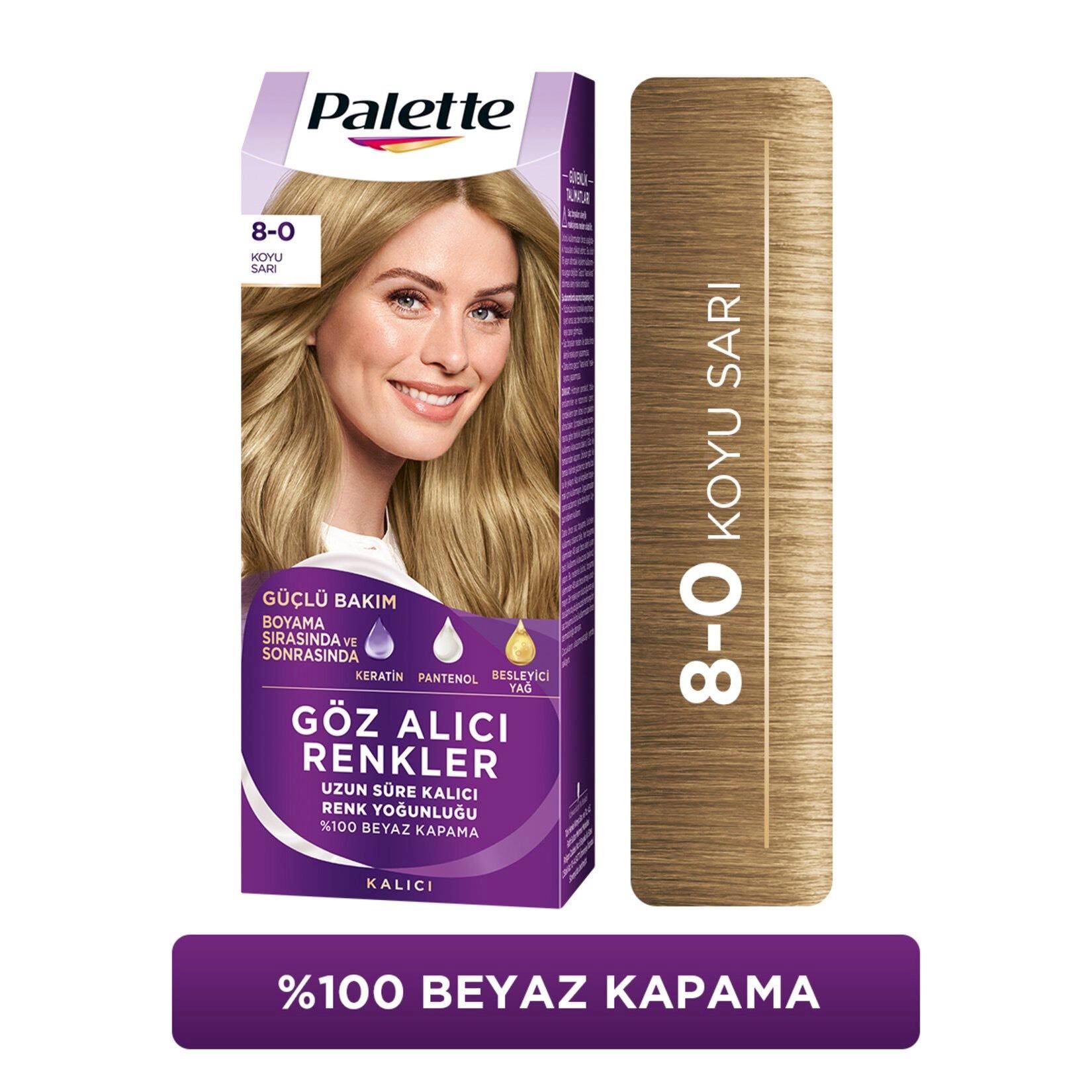 Palette Icc 8-0 Koyu Sarı Saç Boyası