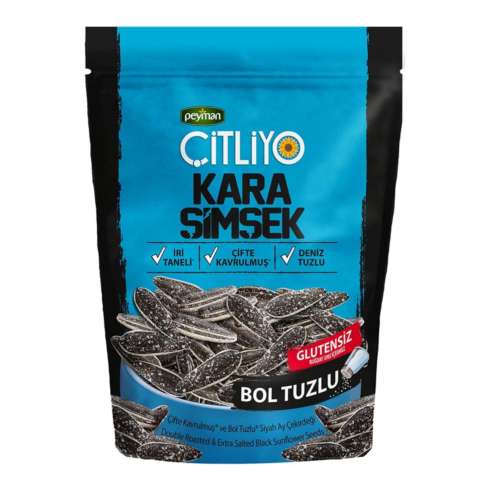 Peyman Çitliyo Kara Şimşek Bol Tuzlu 120 G