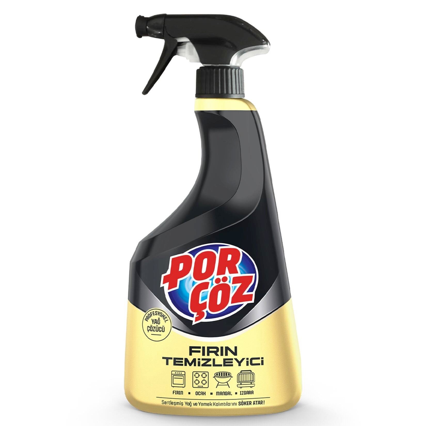 Porçöz Fırın Temizleyici Sprey 750 Ml