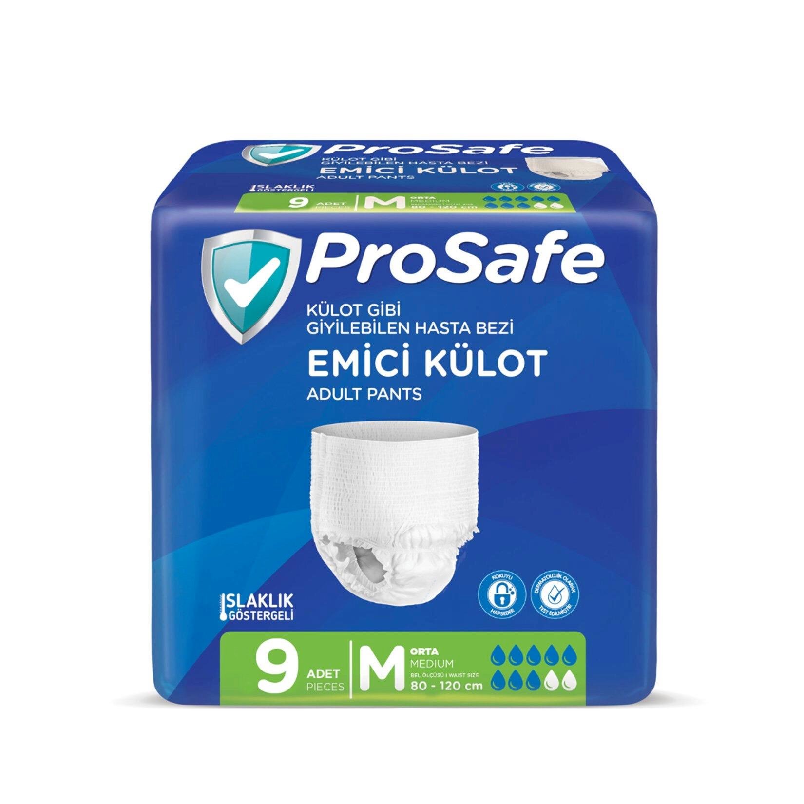 Prosafe Emici Külot Orta 9'lu