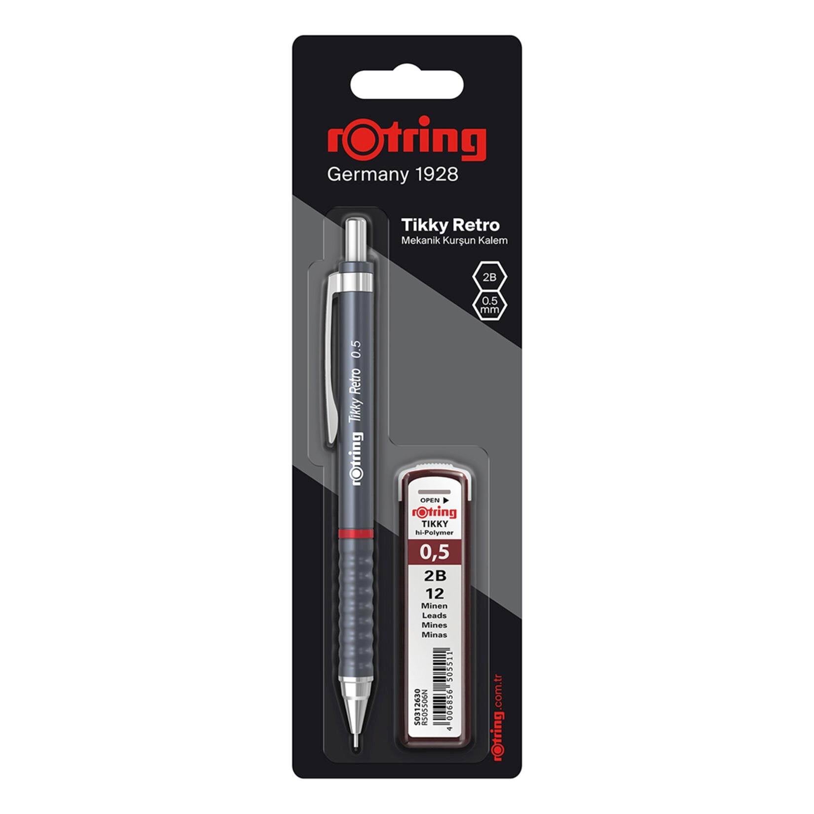 Rotring Tikky Retro Versatil Kalem Gri+ 0.5 Uç