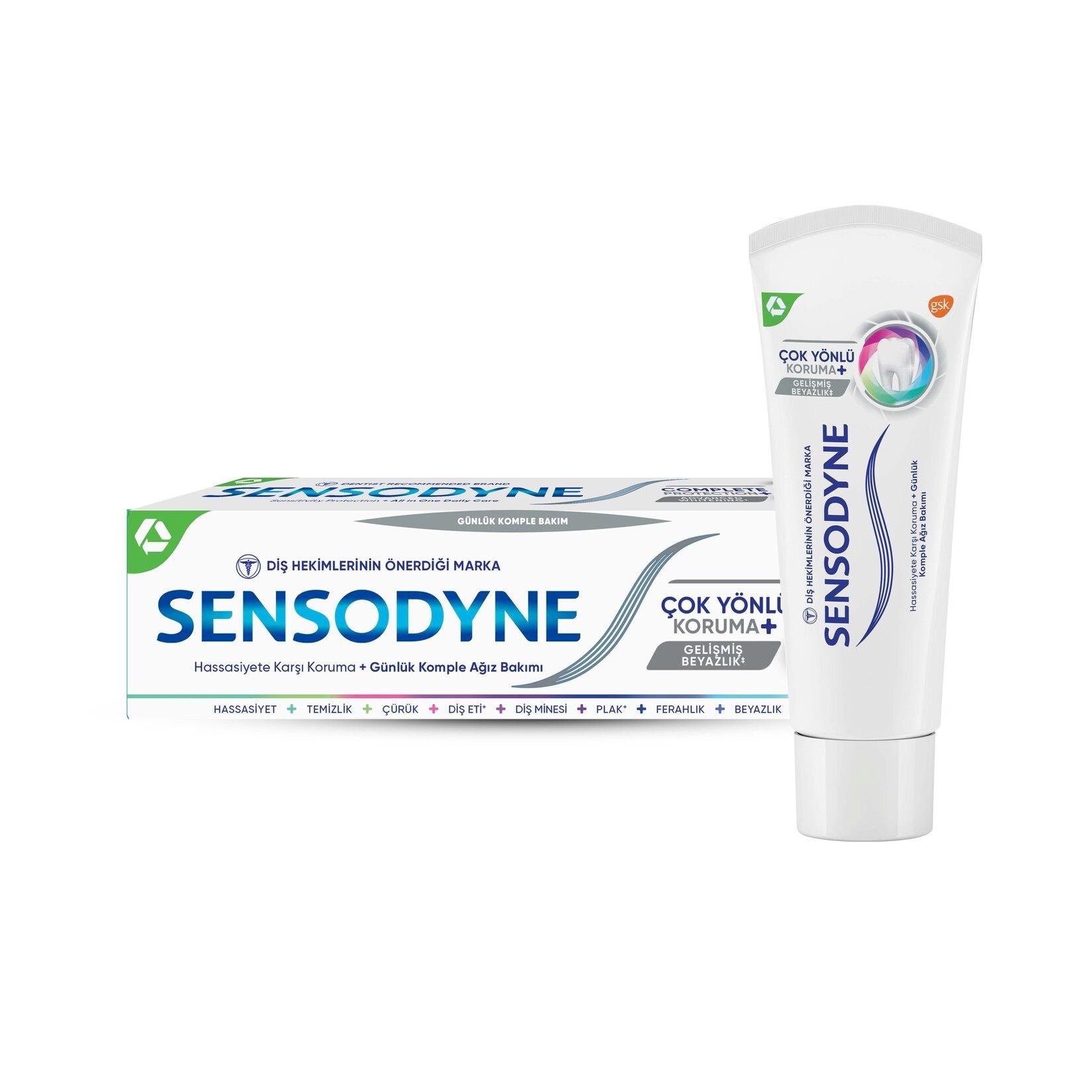 Sensodyne Çok Yönlü Koruma Beyazlatıcı Diş Macunu 75 Ml