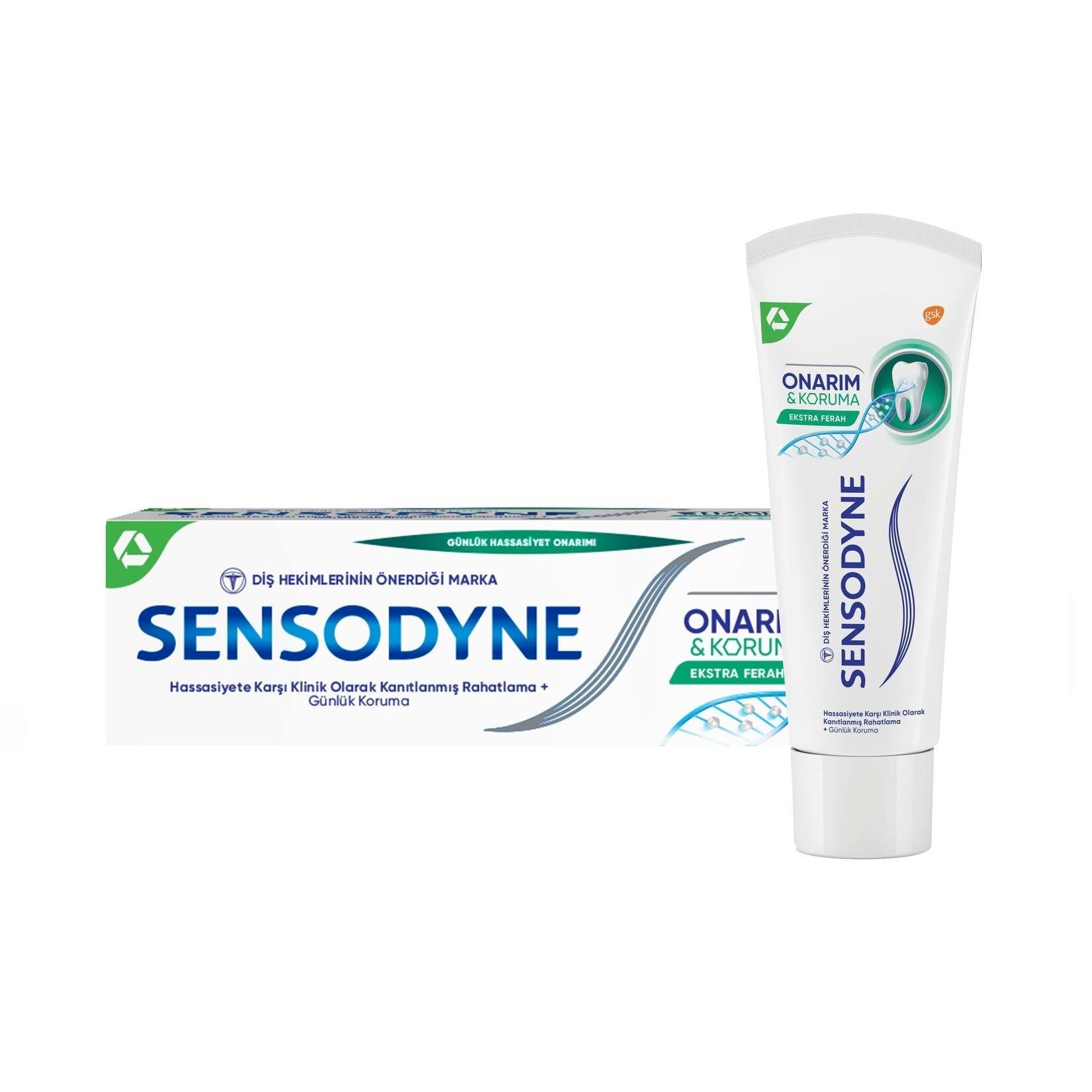 Sensodyne Onarım ve Koruma Ekstra Ferah Diş Macunu 75 Ml