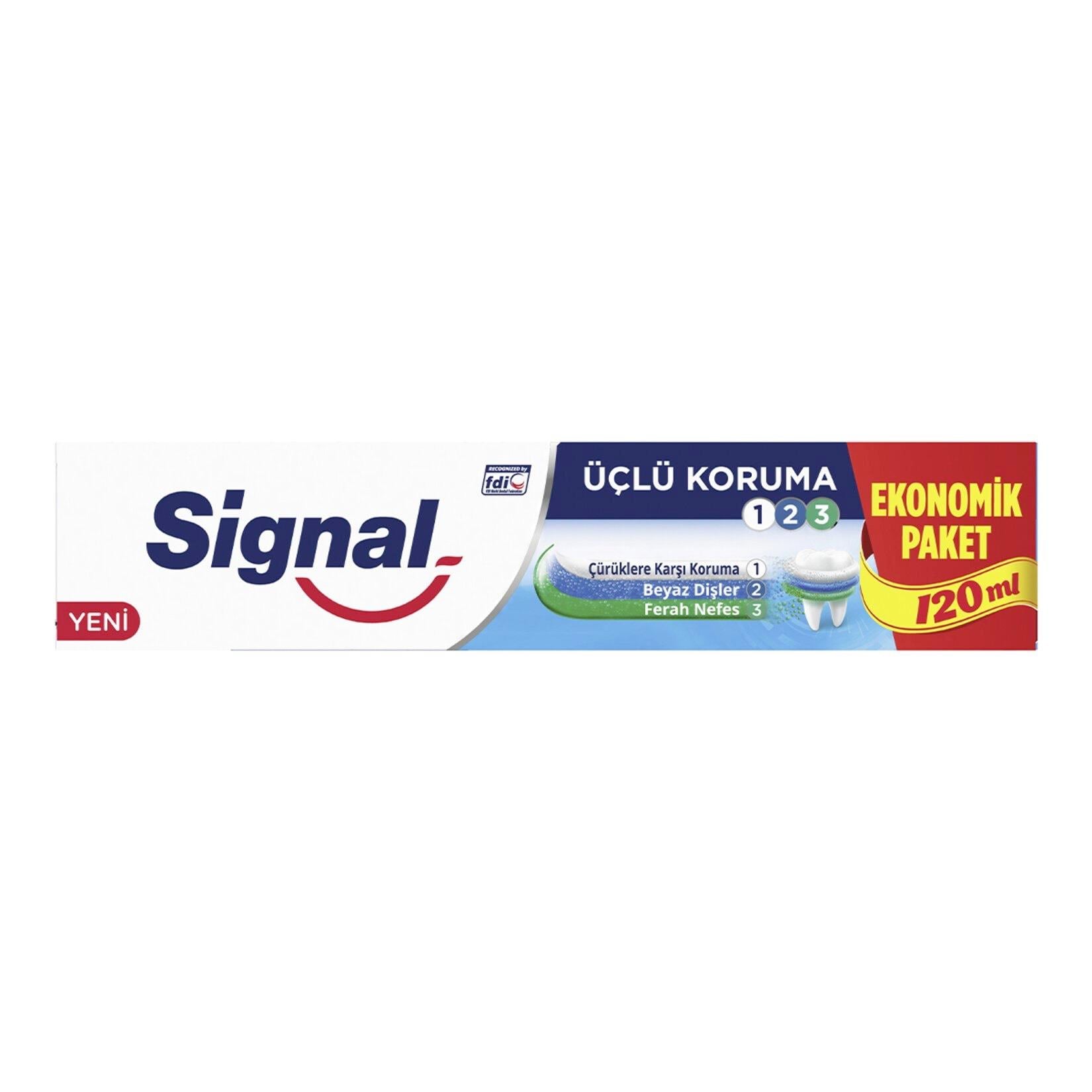 Sıgnal Diş Macunu Üçlü Koruma 120 Ml