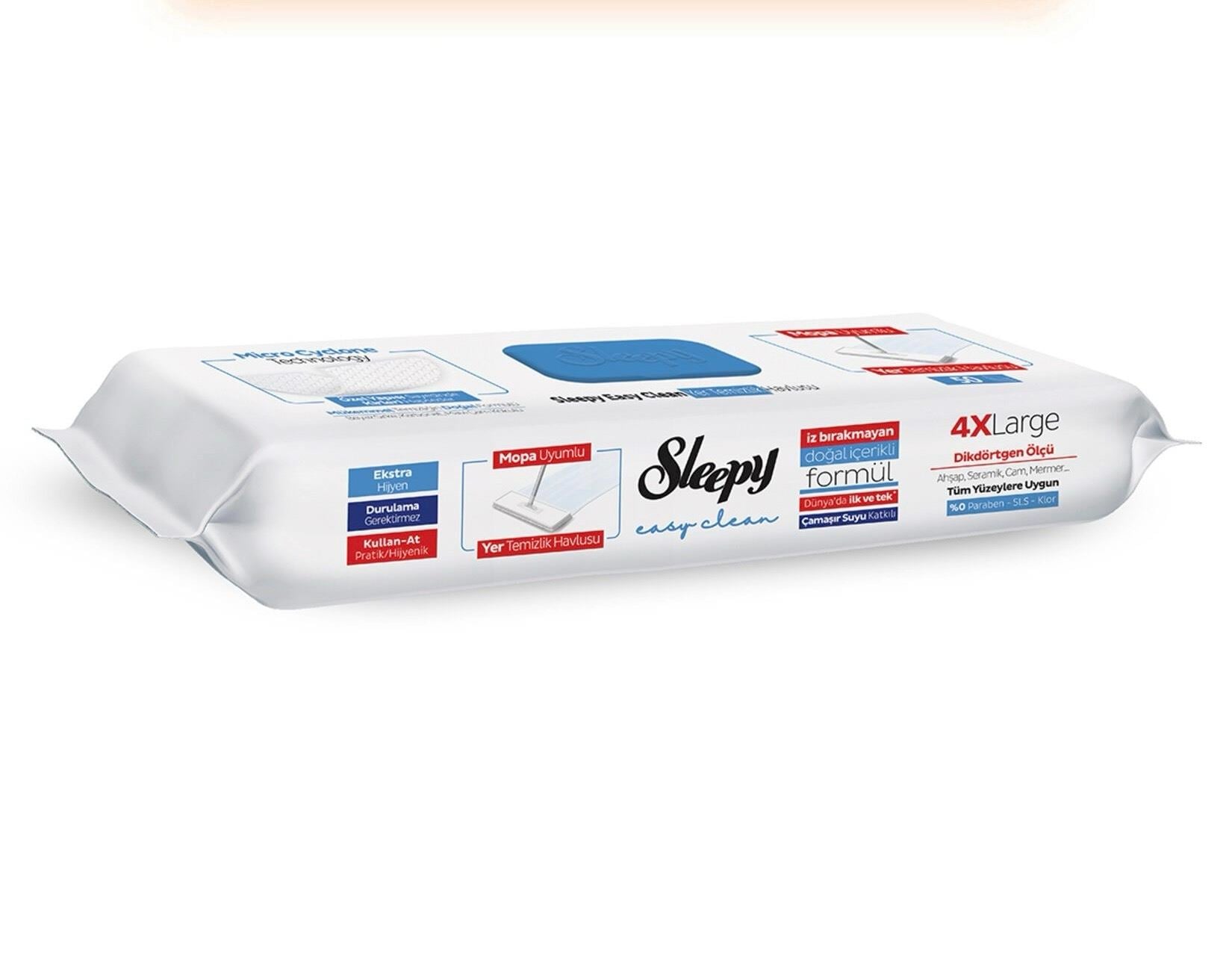 Sleepy Yer Temizlik Havlusu Çamaşır Sulu 50'li