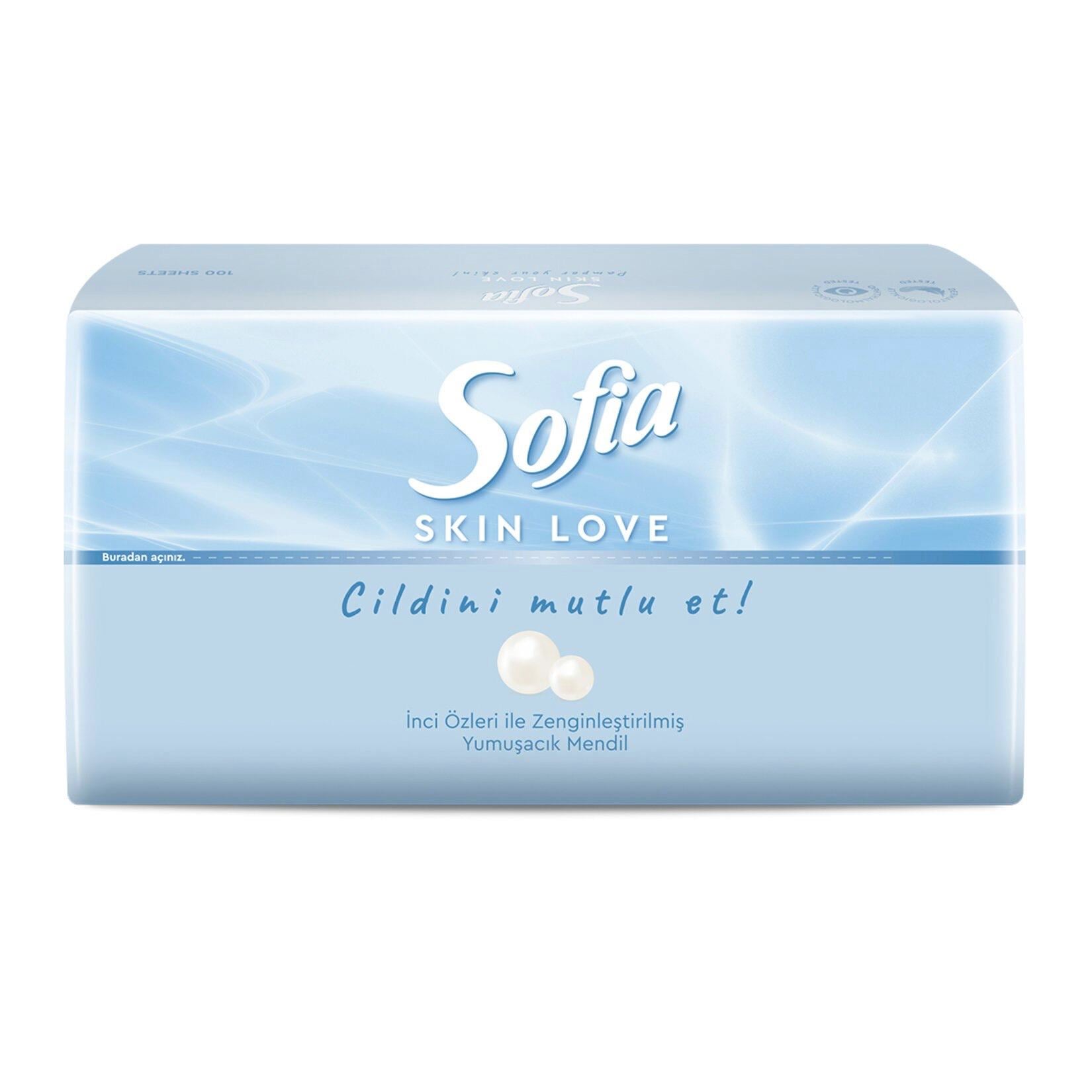 Sofia Skin Love Mendil 100'lü