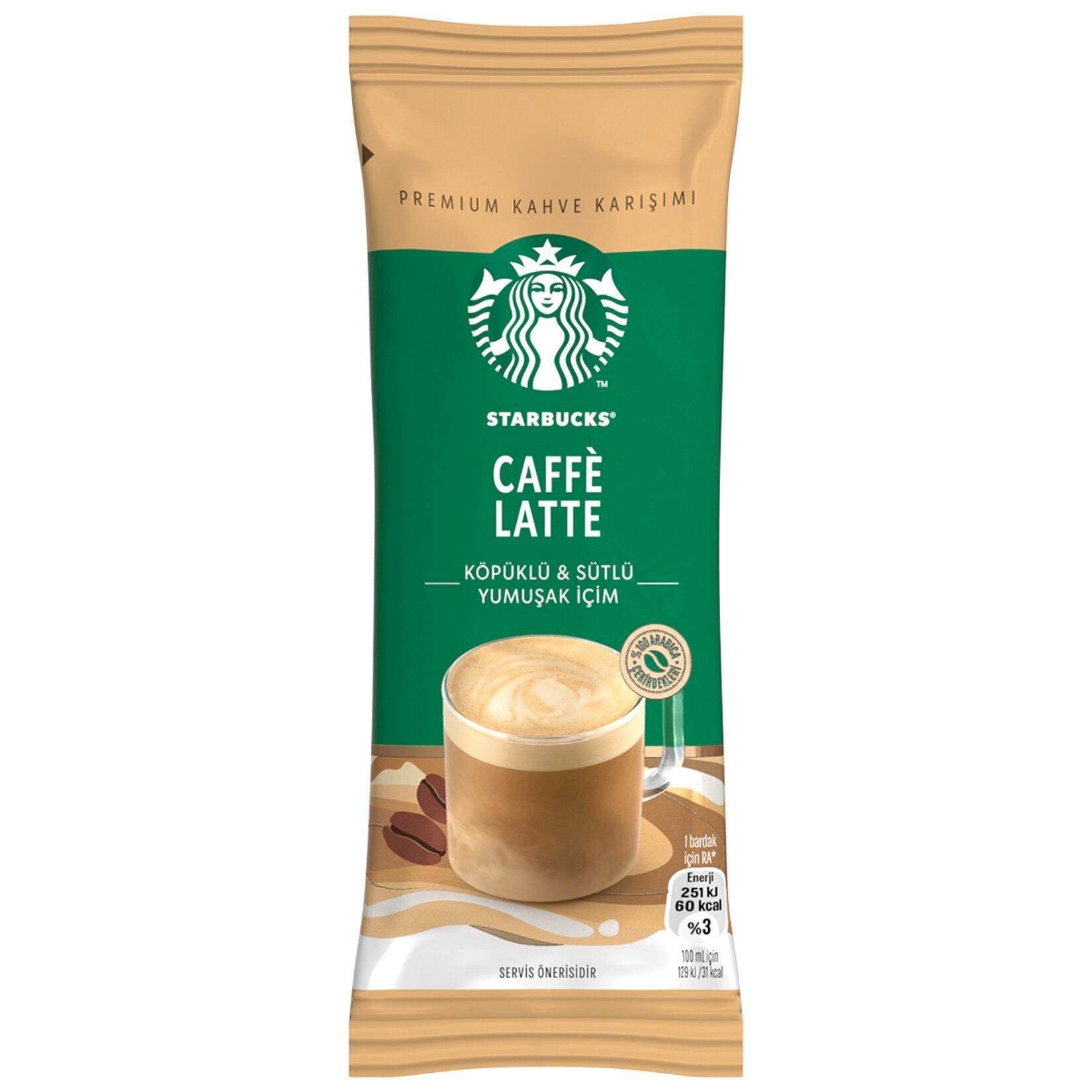 Starbucks Caffe Latte Premium Kahve Karışımı 18 G