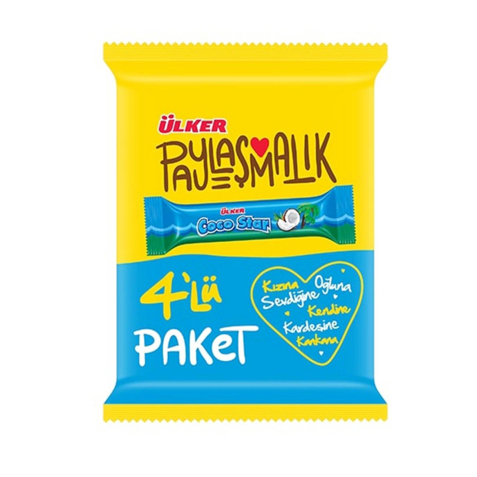 Ülker Cocostar 4'lü Paket 100 G