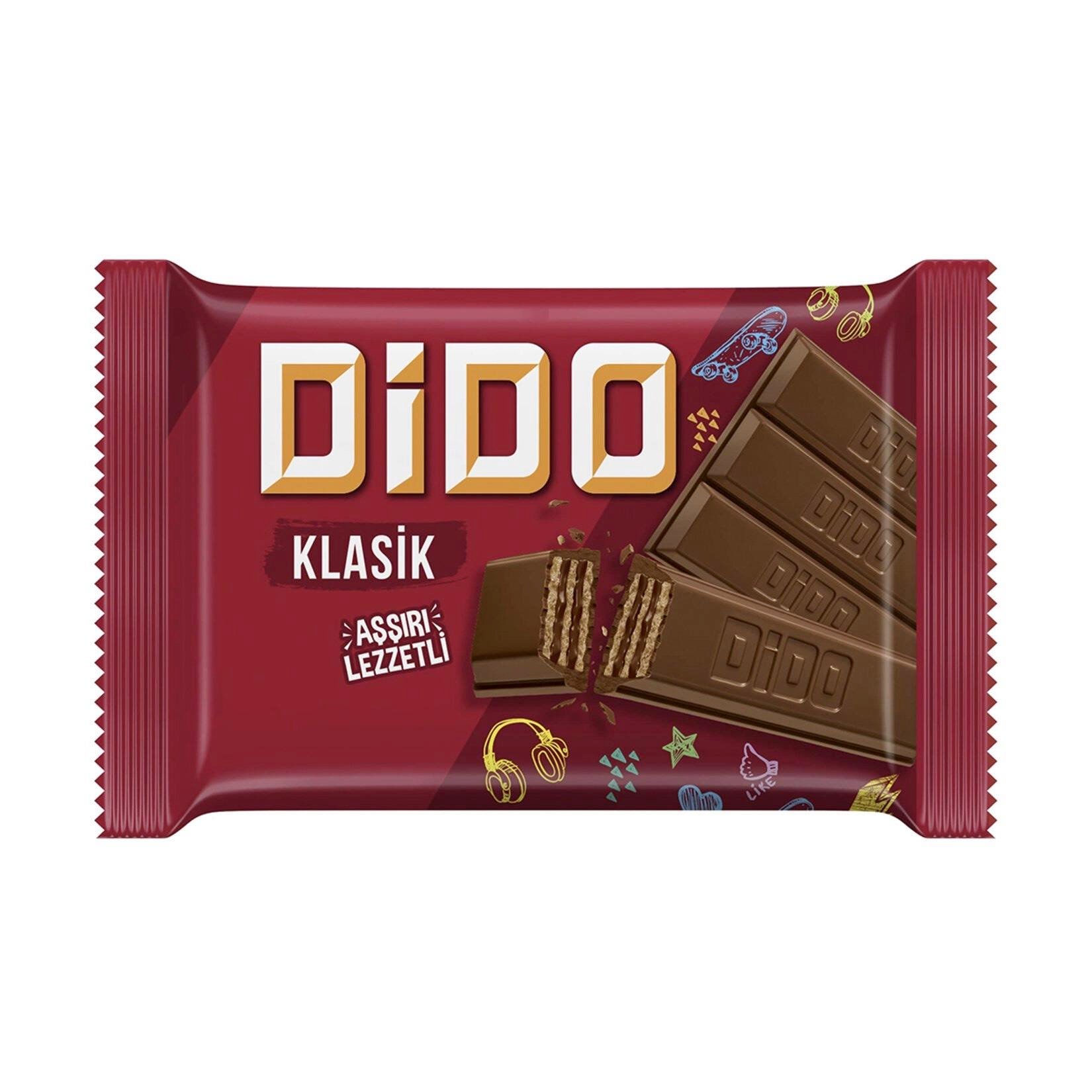 Ülker Dido Kare Çikolatalı Gofret 55,5G
