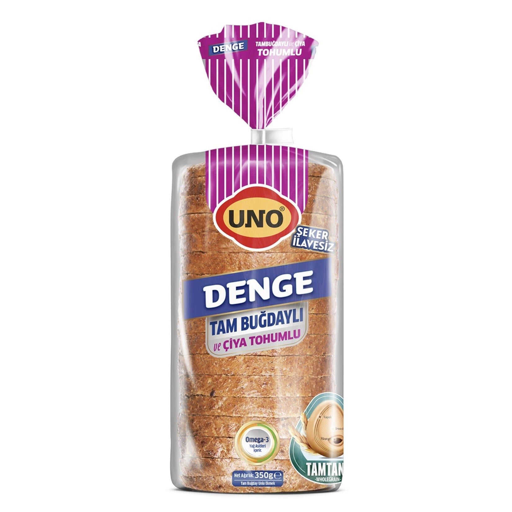 Uno Denge Tambuğdaylı Ve Çiya Tohumlu Ekmek 350 G