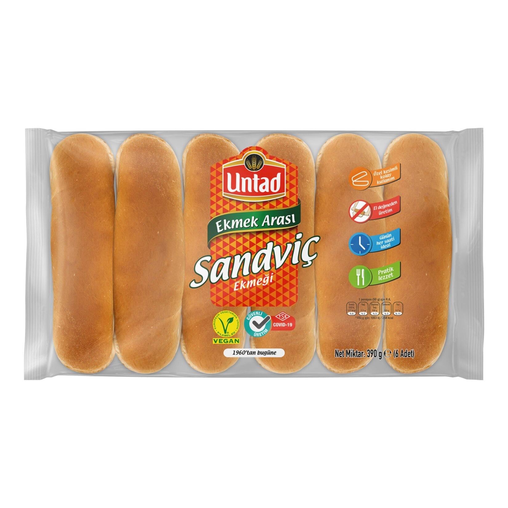 Untad Sandviç 6'Lı ( Eko Paket )