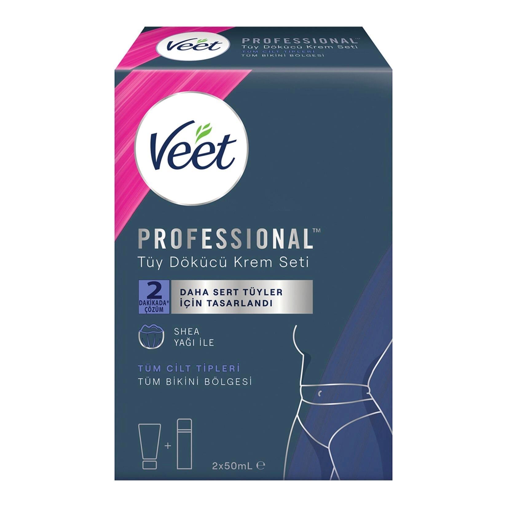 Veet Bikini Bölgesi Tüy Dökücü Krem Seti 50Ml+50ml
