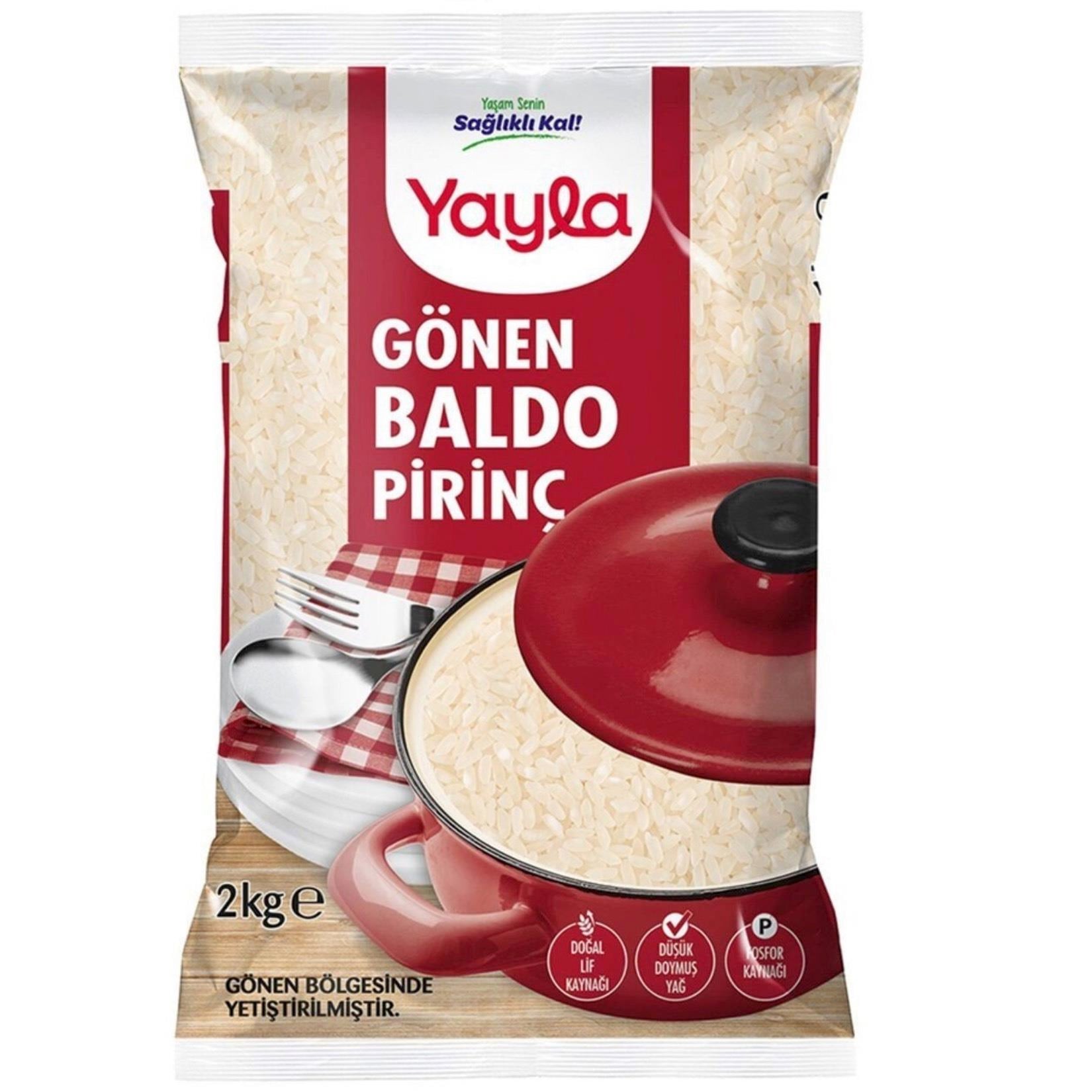 Yayla Baldo Pirinç 2 Kg Gönen Bölgesi Mahsulü
