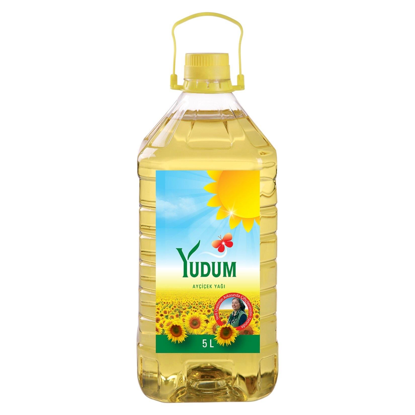 Yudum Ayçiçekyağı 5L (Koşeli Pet)