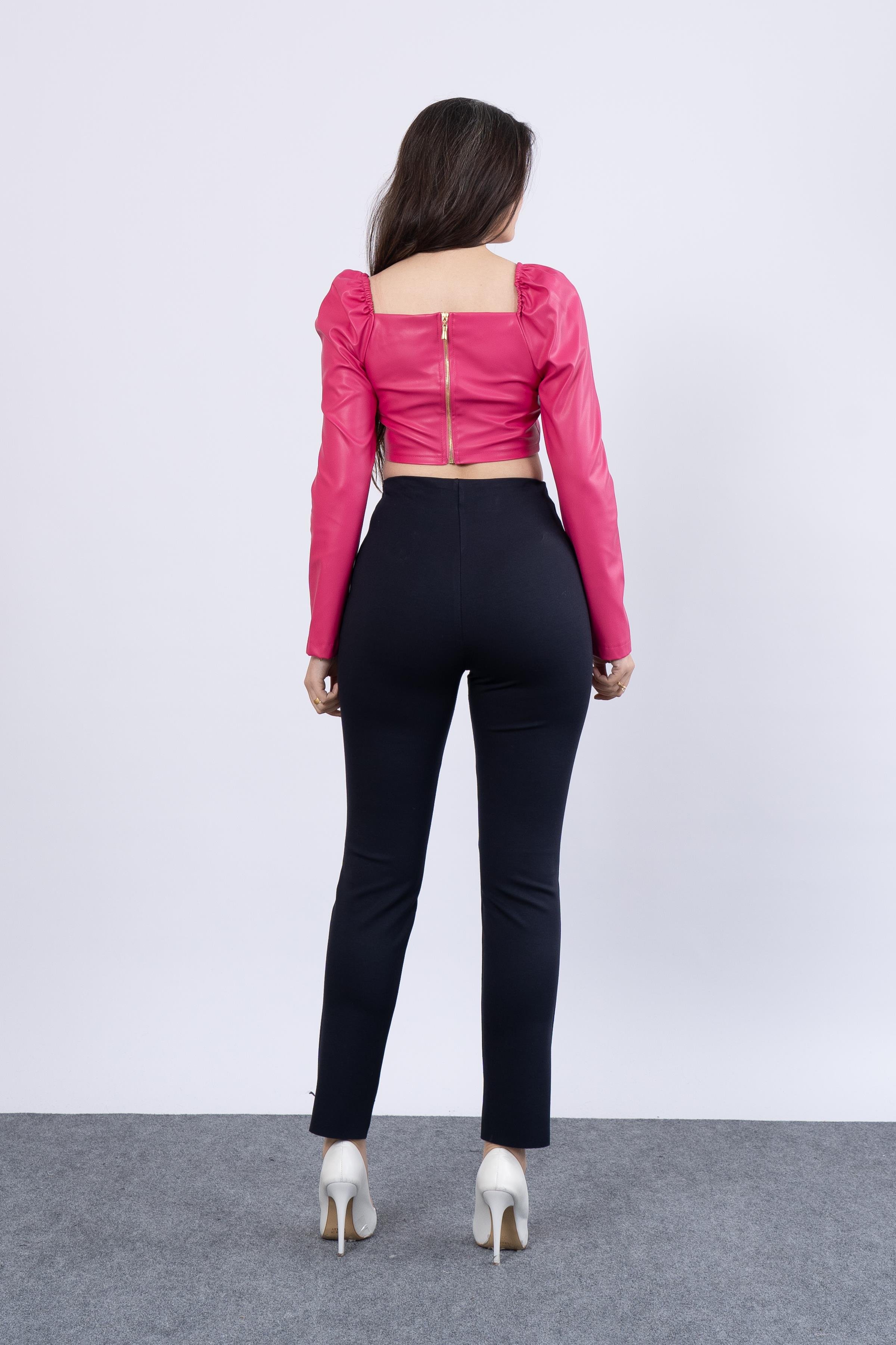 Çelik Örme Taşlı Tayt Pantolon 30199