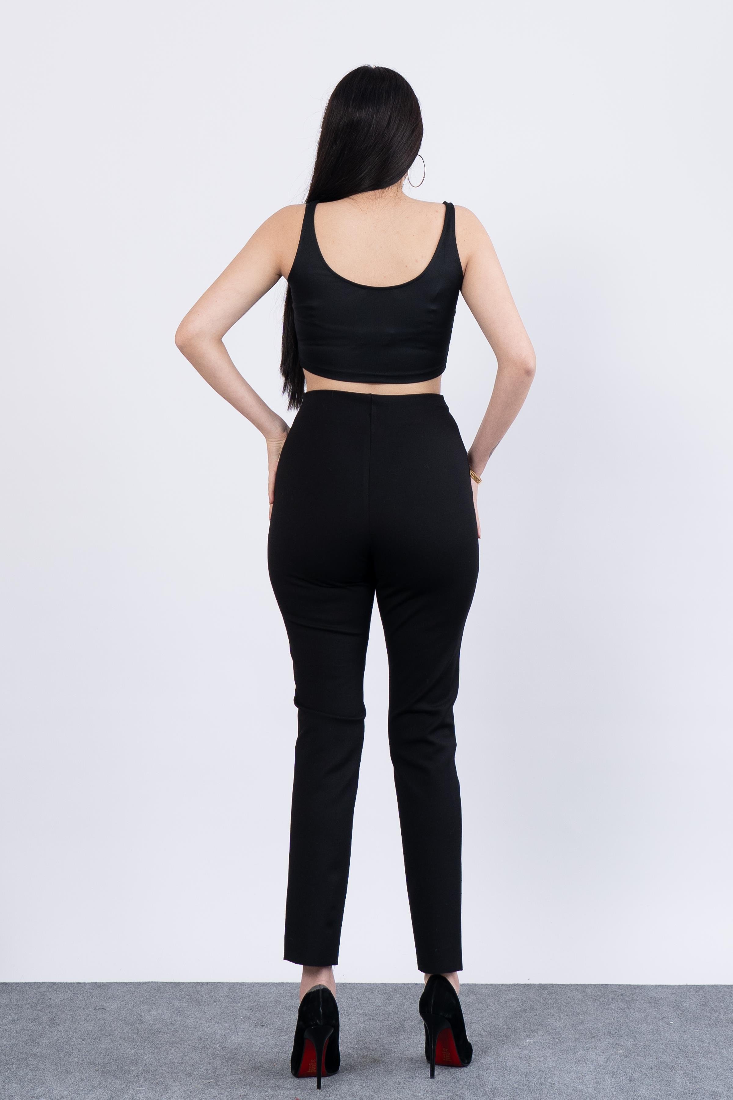 Çelik Örme Taşlı Tayt Pantolon 30199