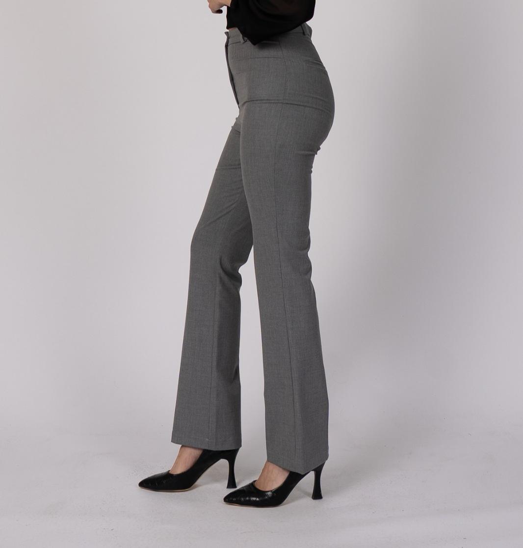 Cepsiz İspanyol Paça Kumaş Pantolon 30088