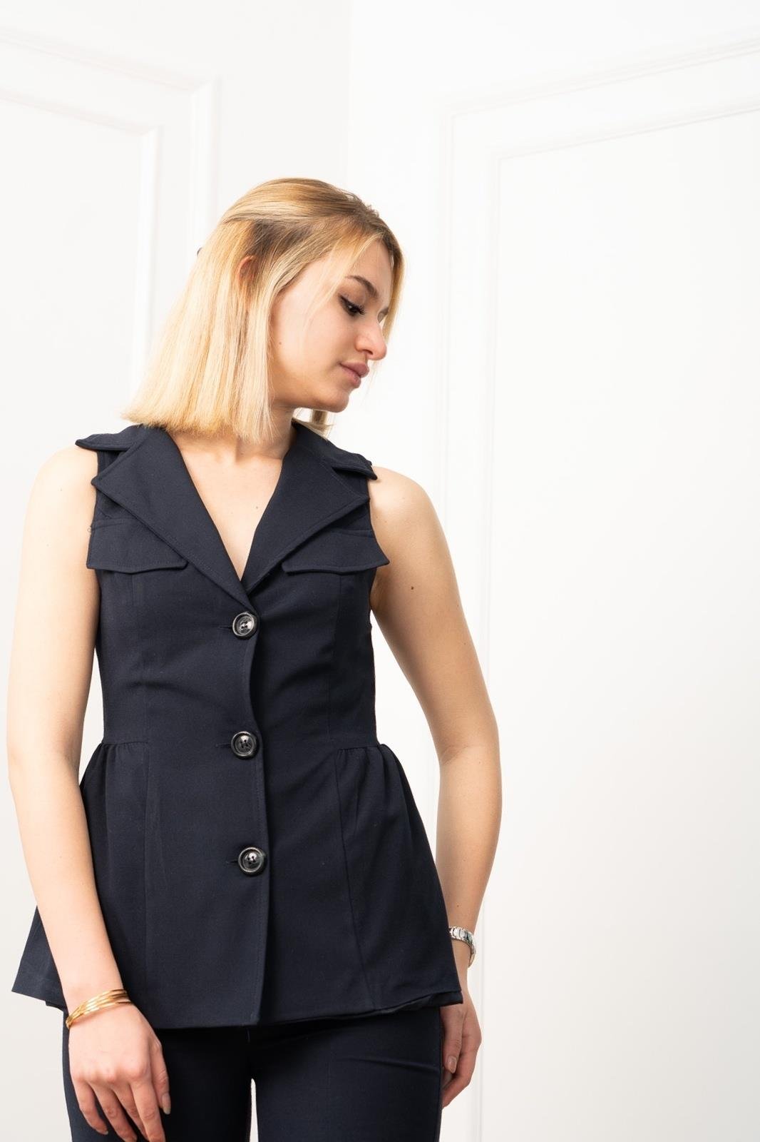 Elegant Line Uzun Yelekli Takım 1264