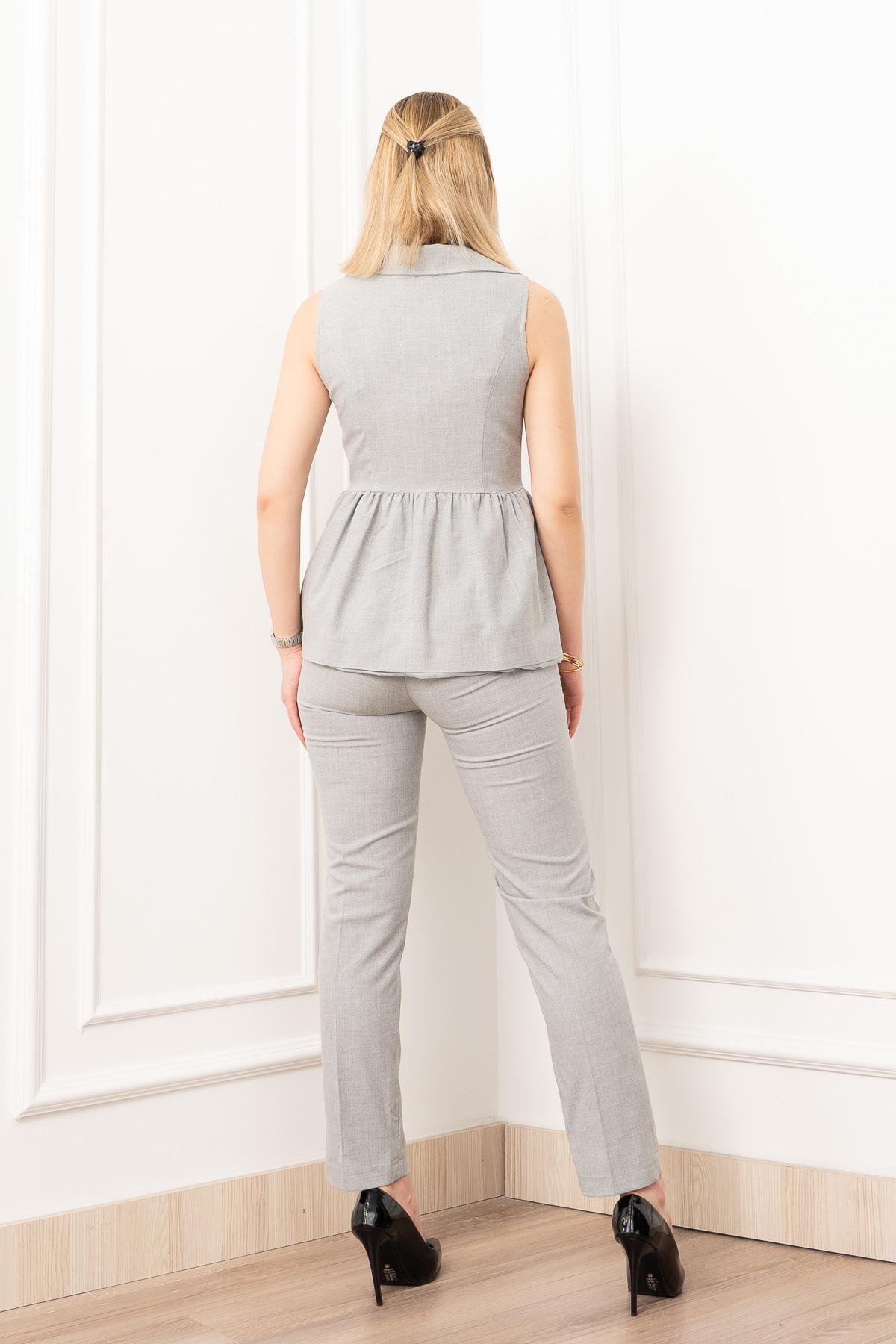 Elegant Line Uzun Yelekli Takım 1264