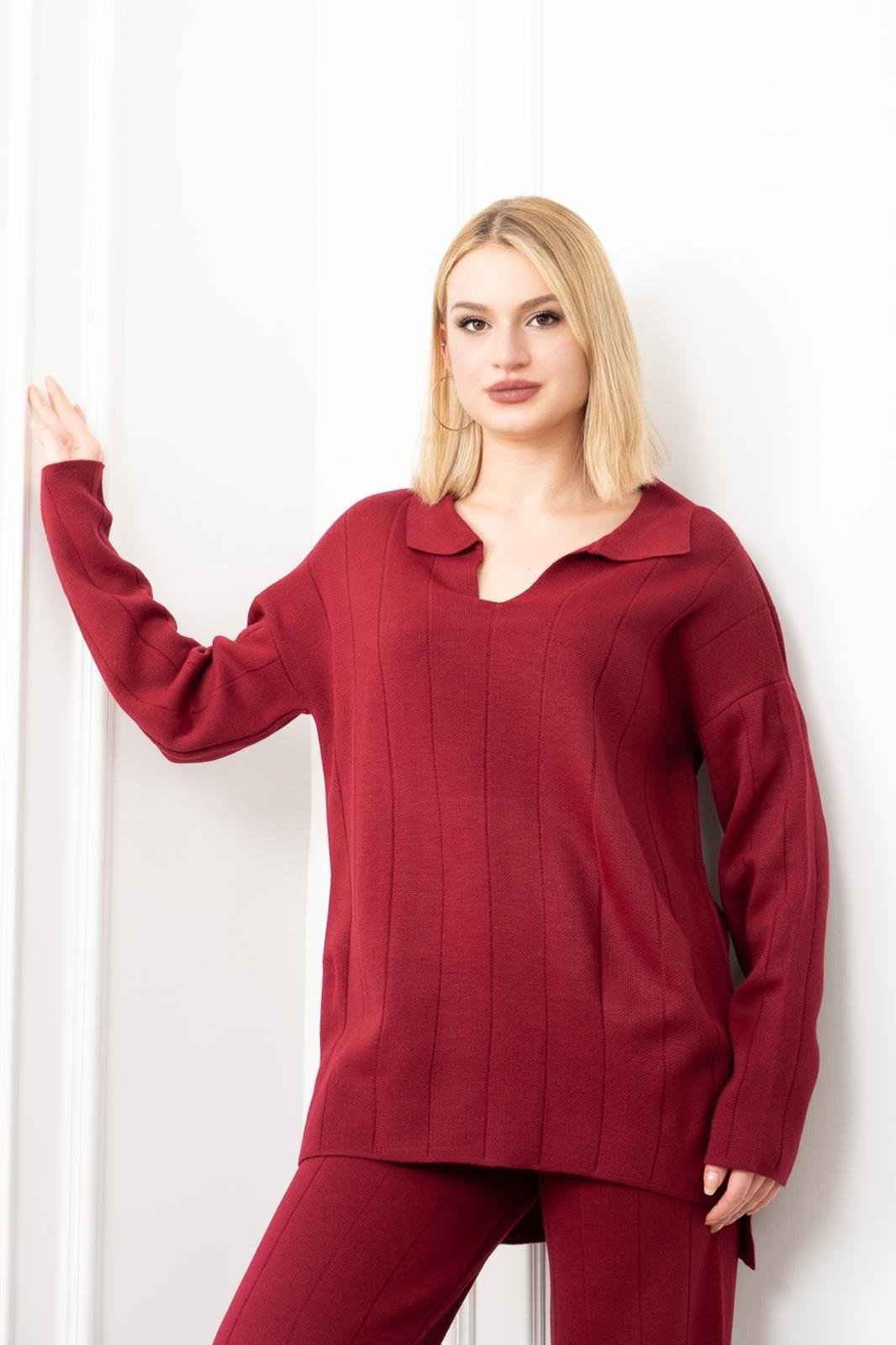 ELENA Smart Casual Triko Takım – 7209