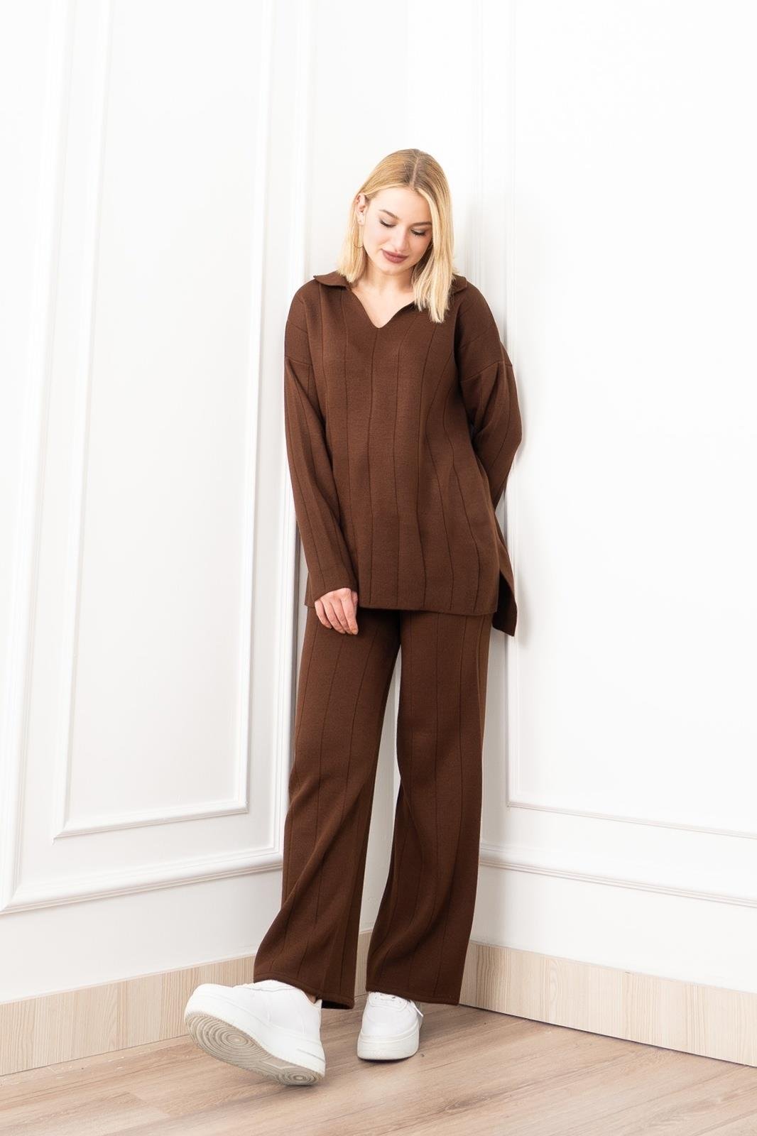 ELENA Smart Casual Triko Takım – 7209