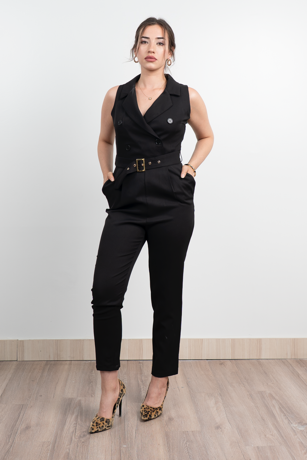 Erkek Yaka Kolsuz Cepli Tulum 50334