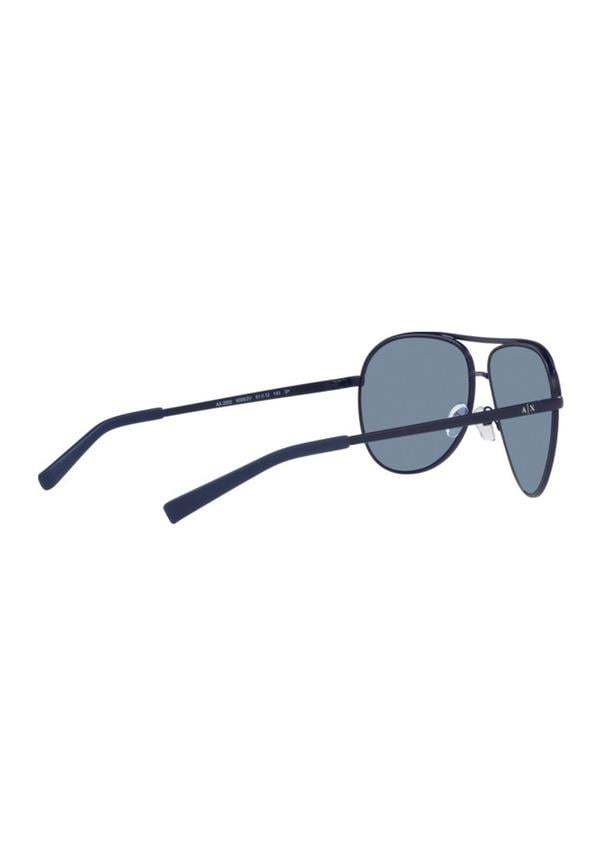 Armani Exchange AX2002 6000/8G Siyah Metal Damla Erkek Güneş Gözlüğü 