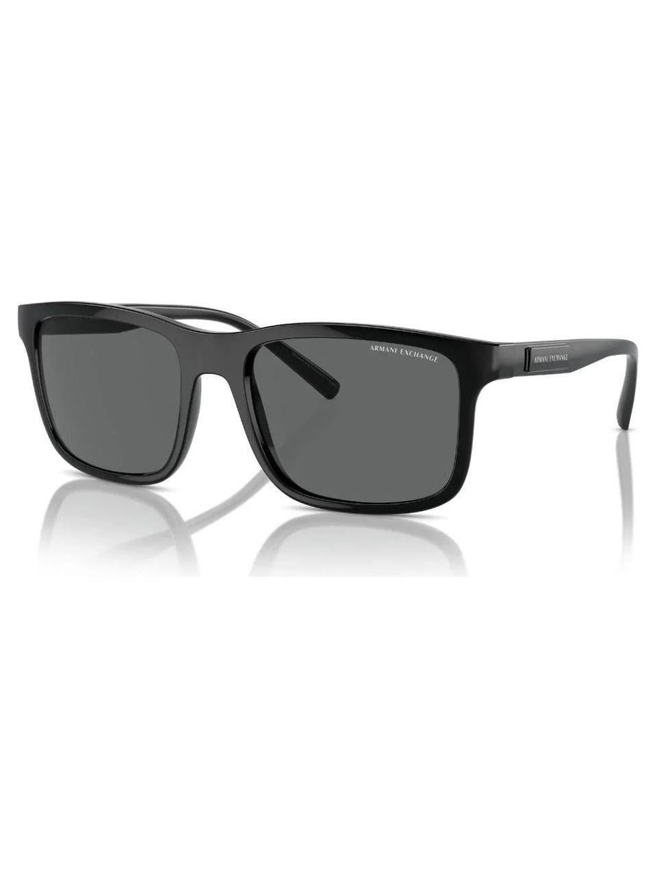 Armani Exchange AX4145S 81587 Siyah Kemik çerçeveli Füme UV400 Camlı Güneş Gözlüğü