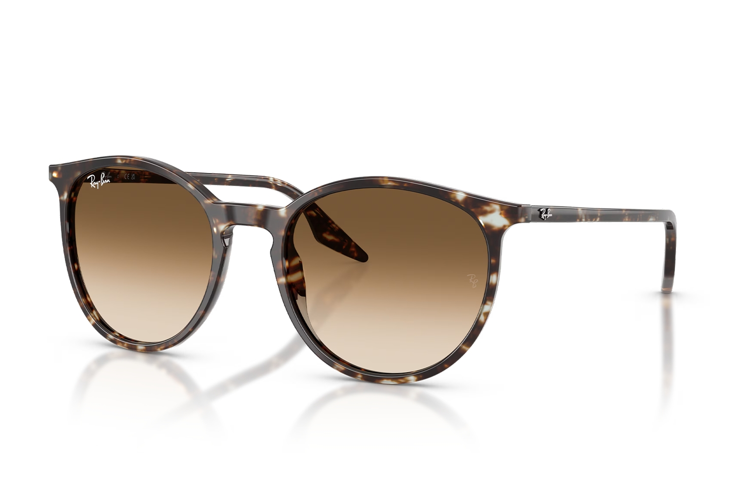Ray-Ban RB 2204 1431/51 Leopar  Kemik Kadın Güneş Gözlüğü